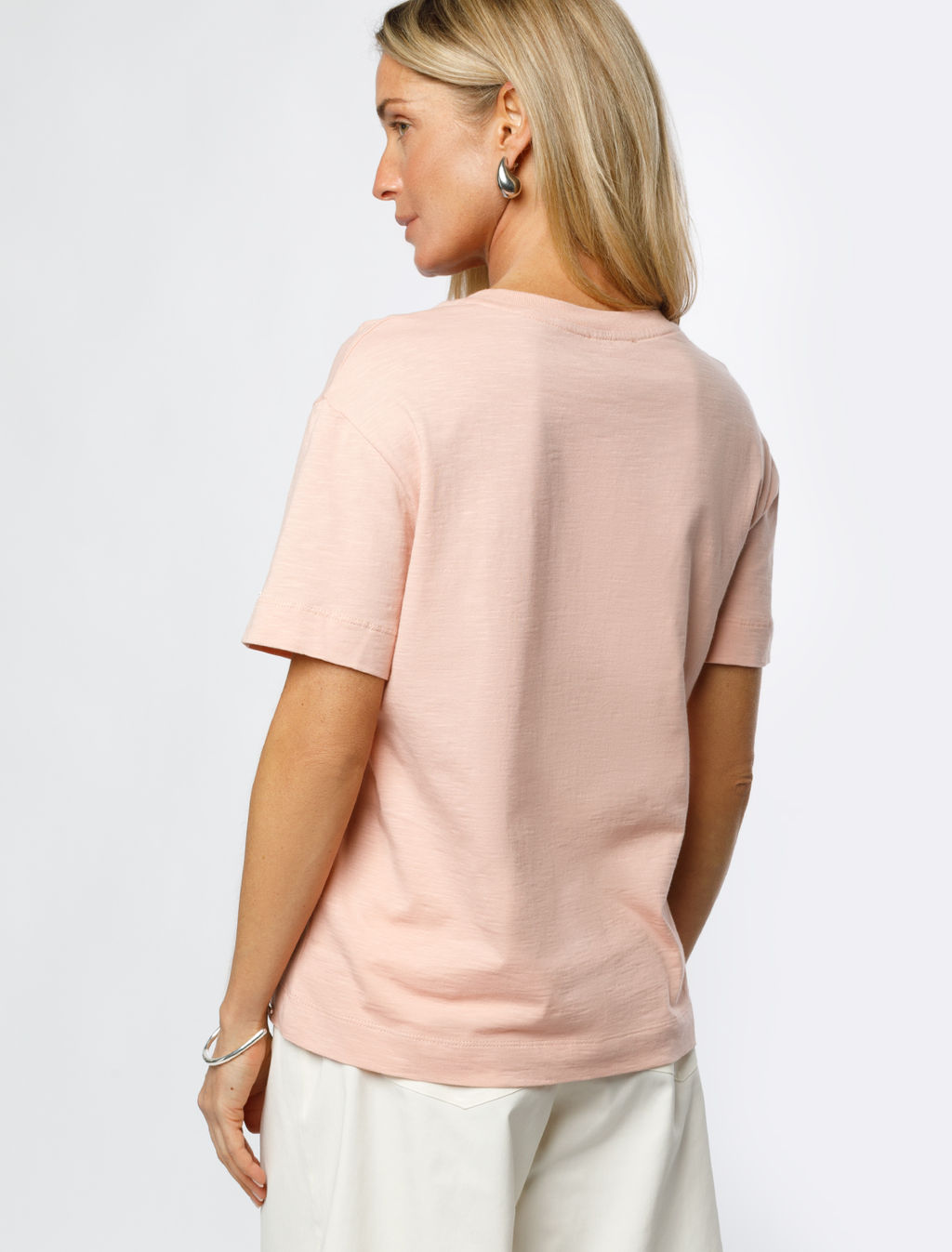 VILATTE / Футболка из фактурного полотна с авторским принтом фото 4