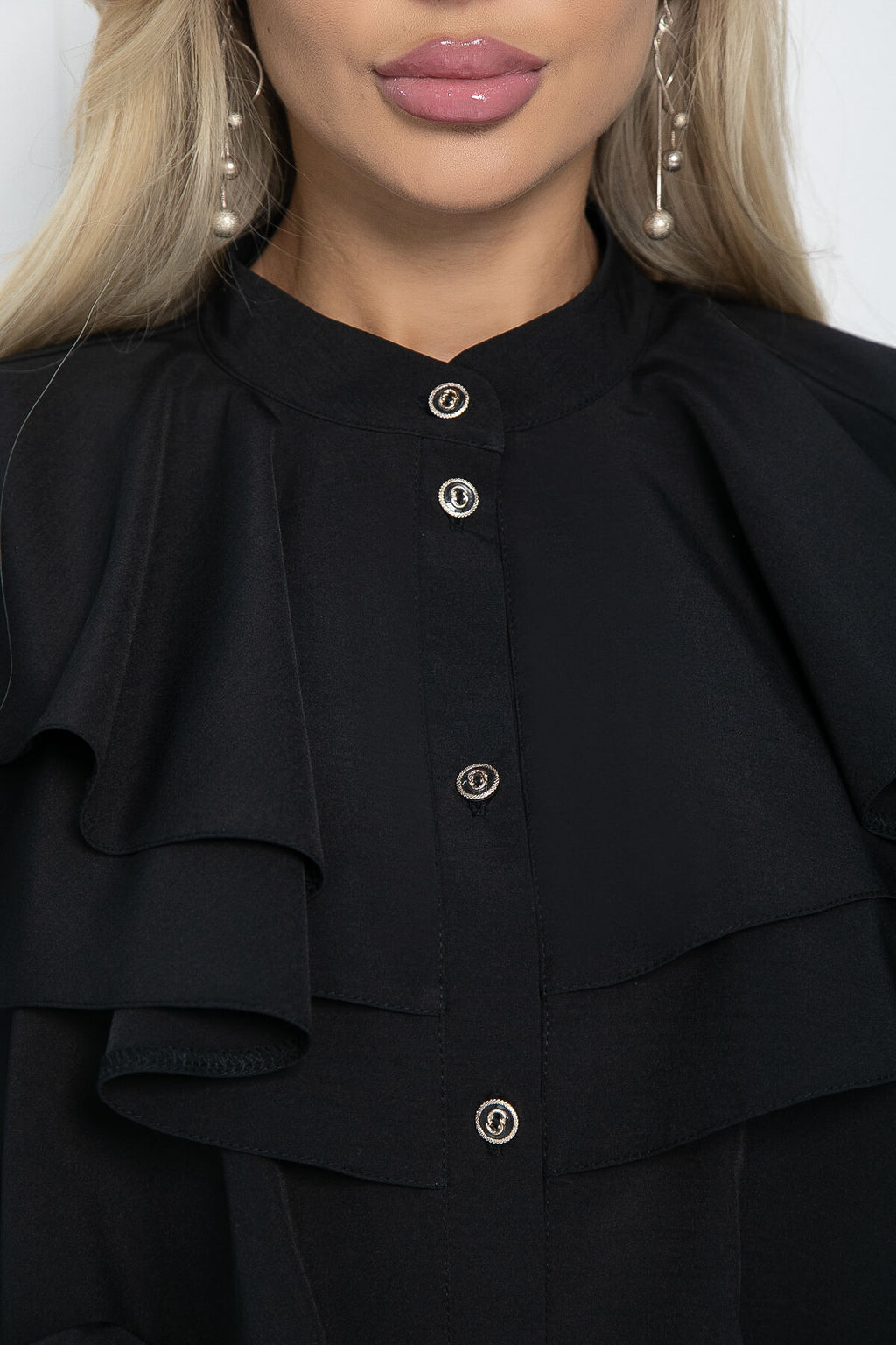 Блуза Космос (черная) Б11273 - Lt collection фото 3
