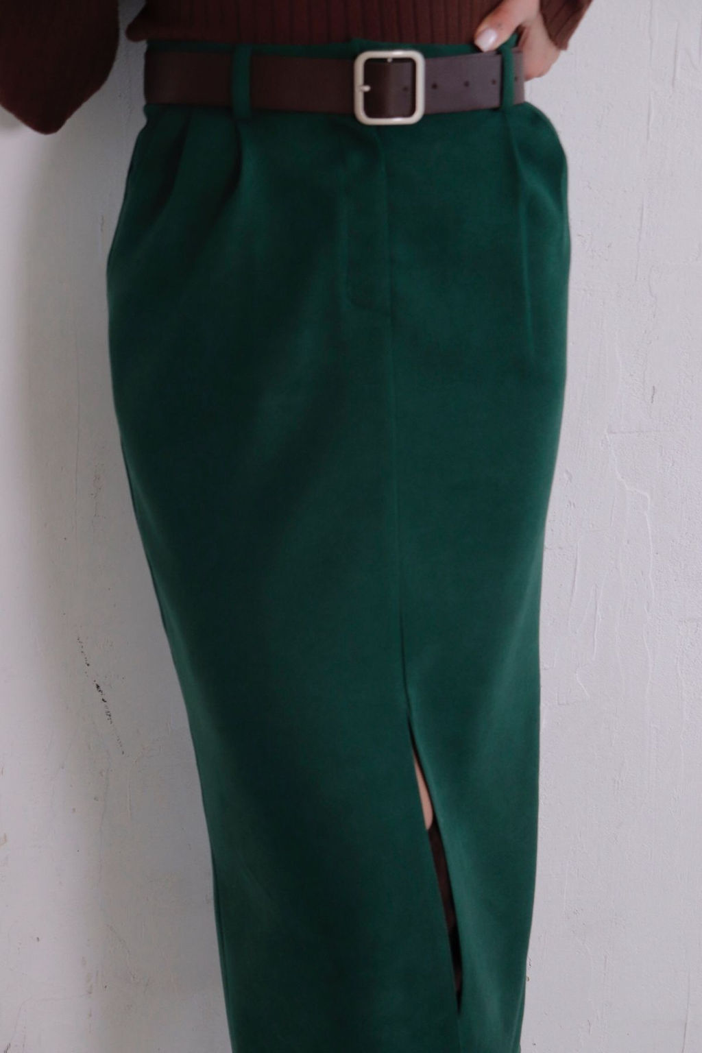 Юбка миди-макси с разрезом спереди - Martichelli фото 153