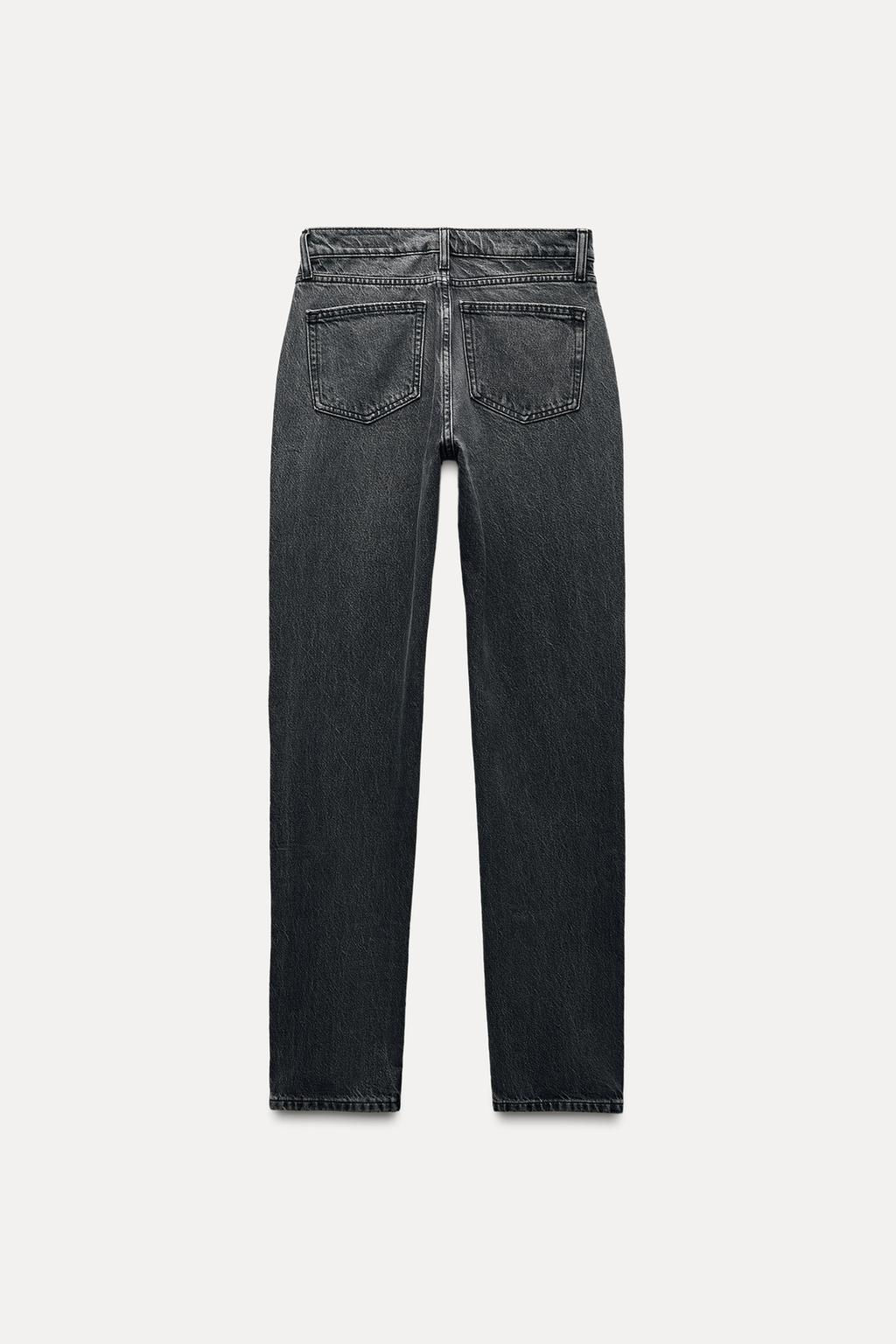 ZW COLLECTION STRAIGHT LOW-RISE JEANS - Zara фото 7