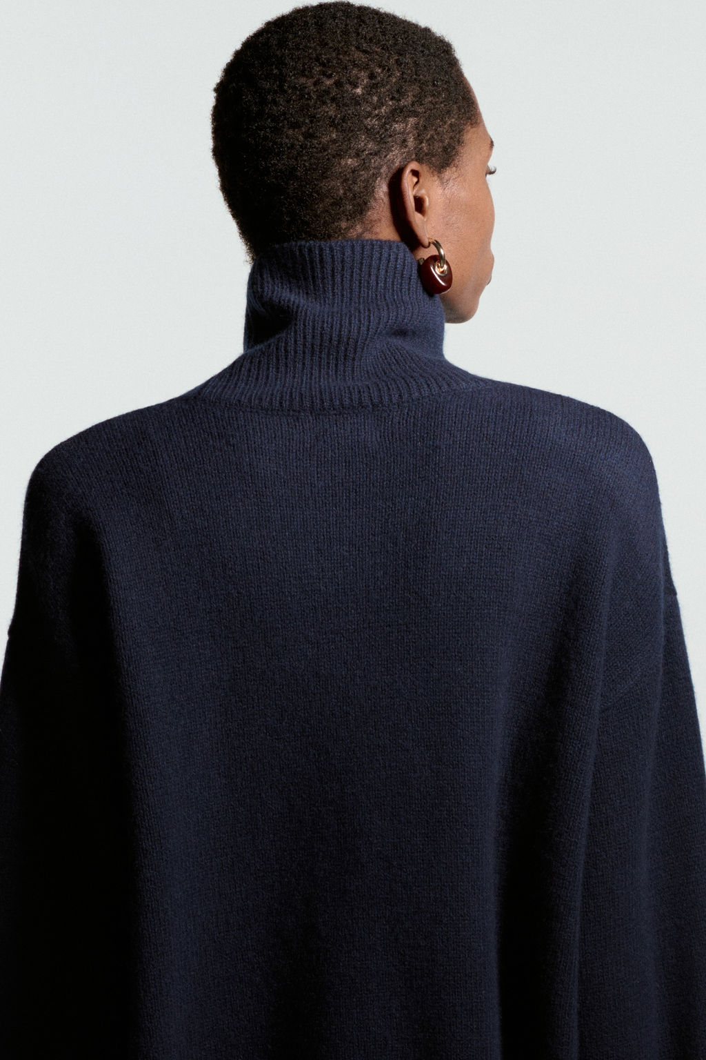 Jersey de cuello alto en mezcla de cachemira - H&m фото 7
