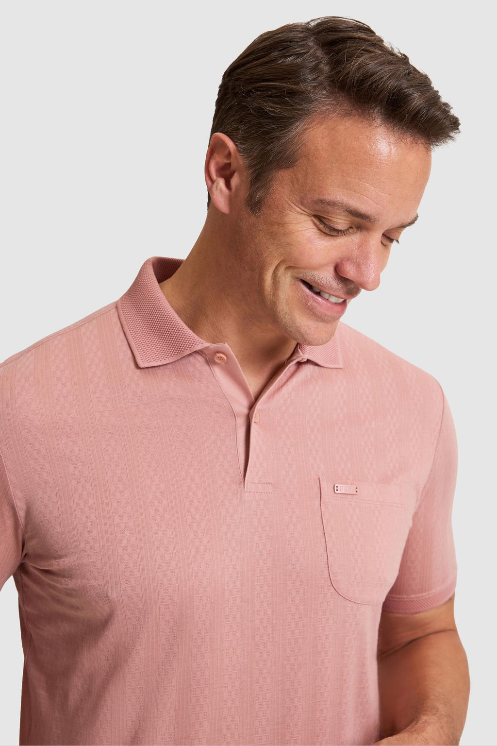 Erkek Pudra Regular Fit Polo Yaka Ti__rt - U.s. polo assn фото 2