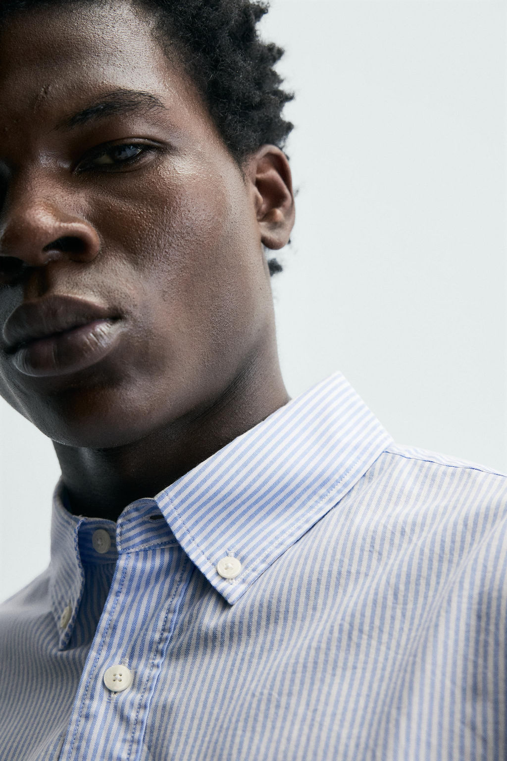 TEXTURED OXFORD SHIRT - Zara фото 5