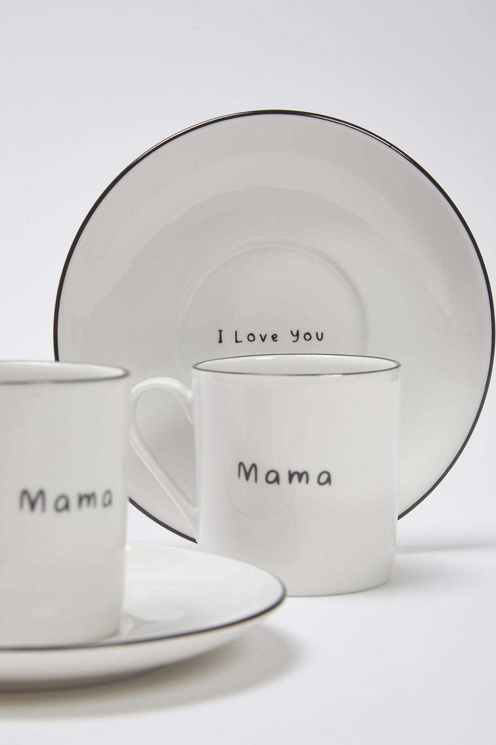 Trendyolmilla Home 2li Porselen Fiyonk/Kurdele Bask?l? Kahve Fincan? TPHSS25KFC00005 фото 3