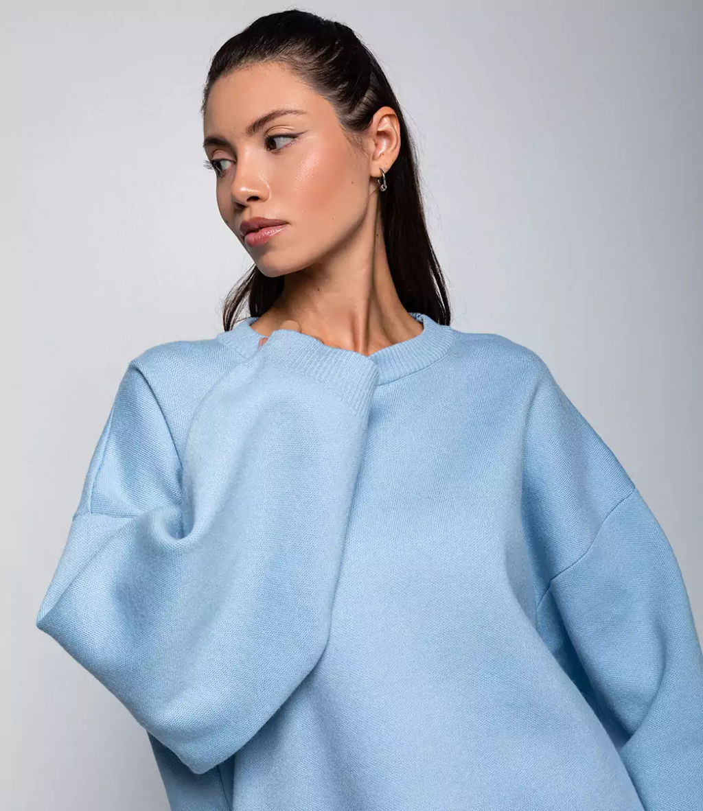 Джемпер #КТ112 (6), голубой