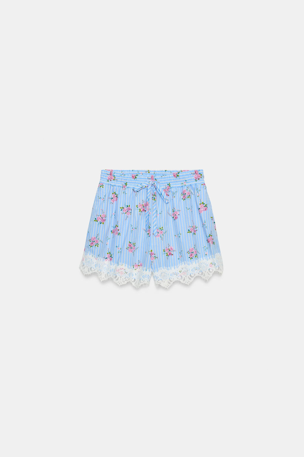 SHORTS RAYAS ENCAJE / rayas - Zara фото 6