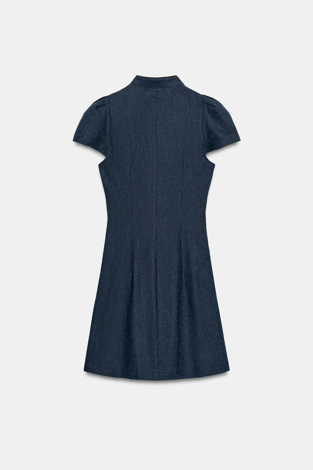 VESTIDO MINI ALAMAR CON LINO / ?ndigo - Zara фото 7