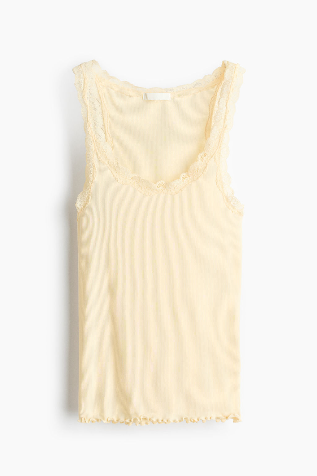 Top en mezcla de viscosa con detalle de encaje - H&m фото 3