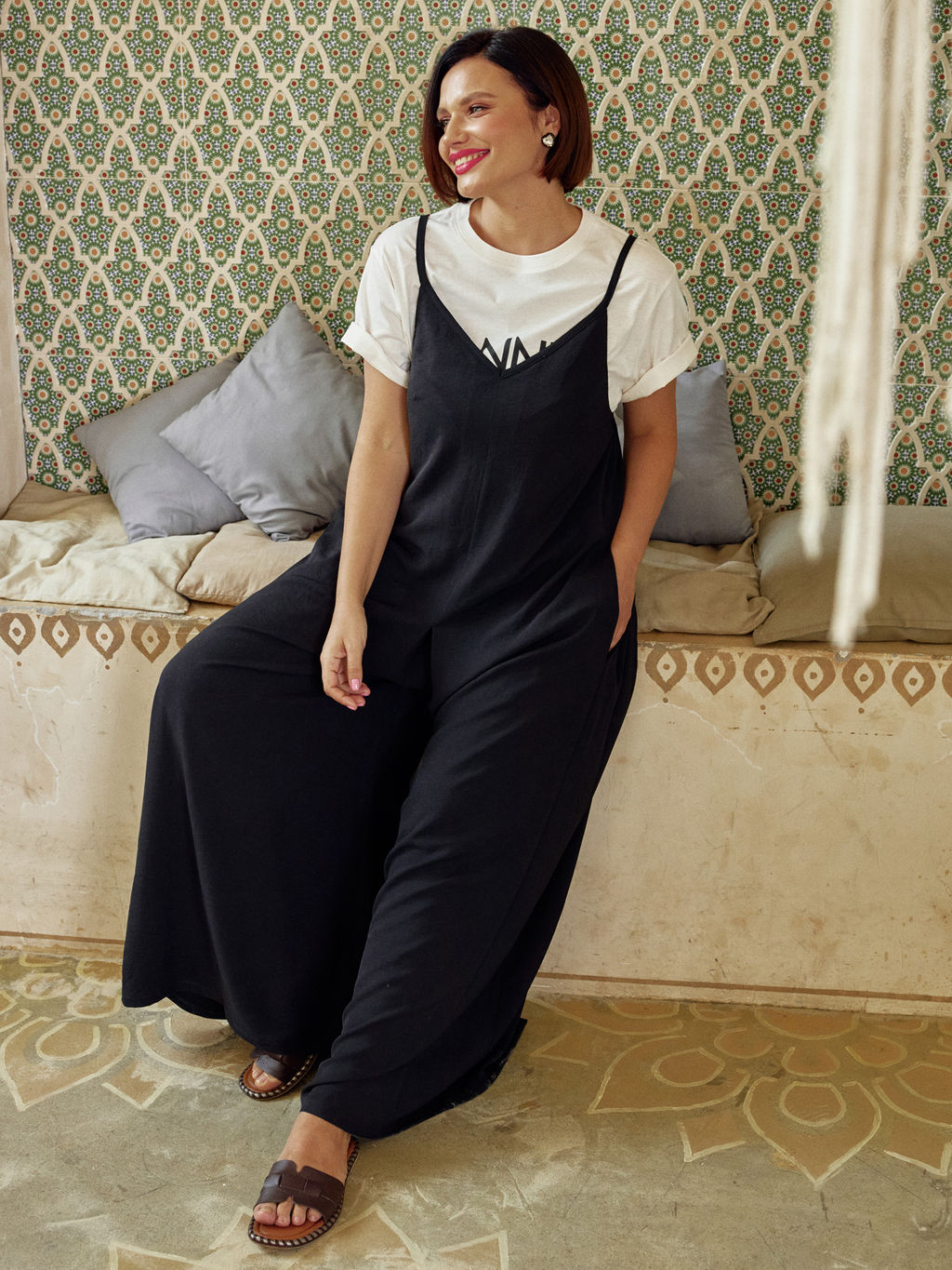 Комбинезон 0334-1а чёрный - Aquarell фото 2