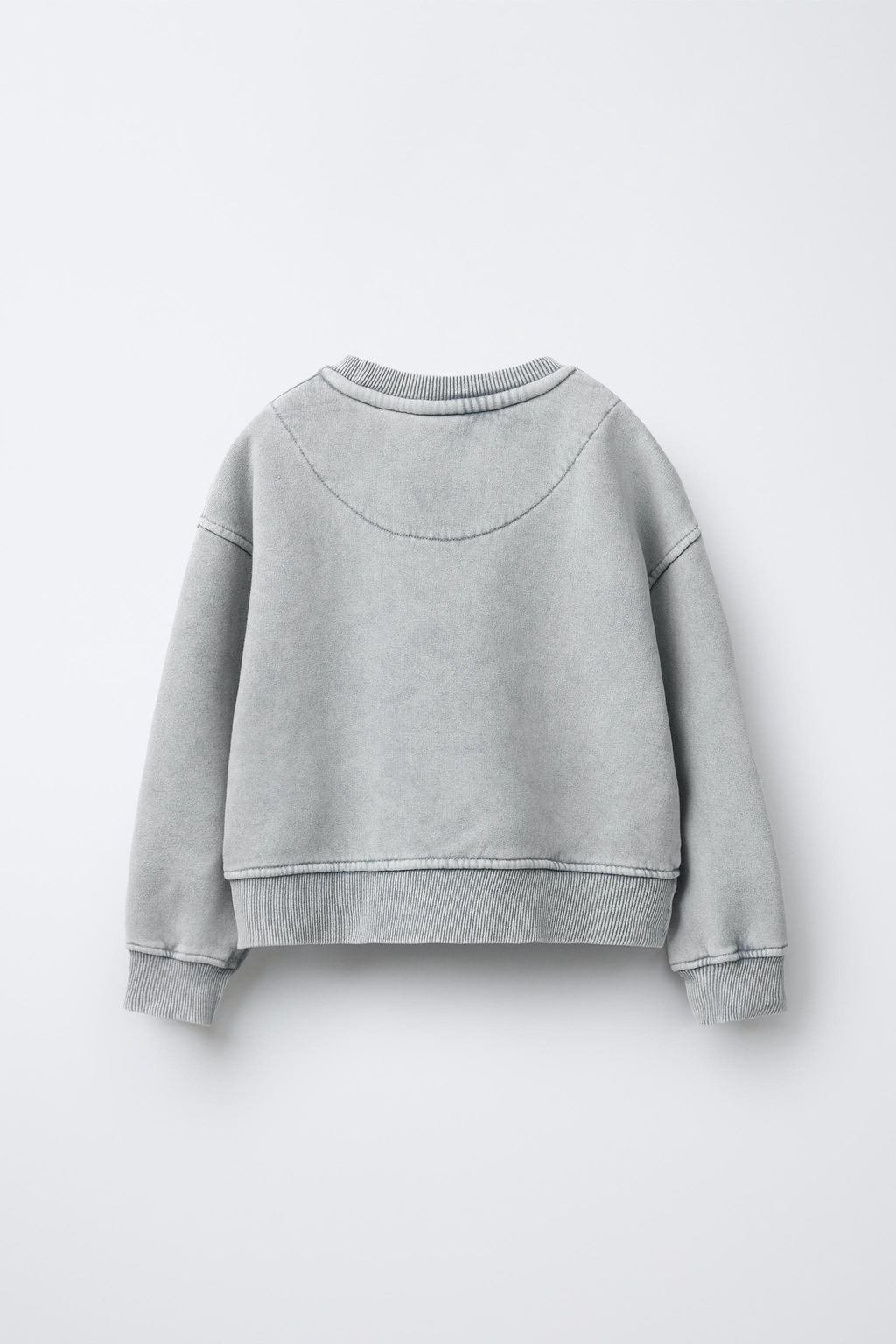 FADED-EFFECT SWEATSHIRT WITH SHINY STAR - Zara фото 2
