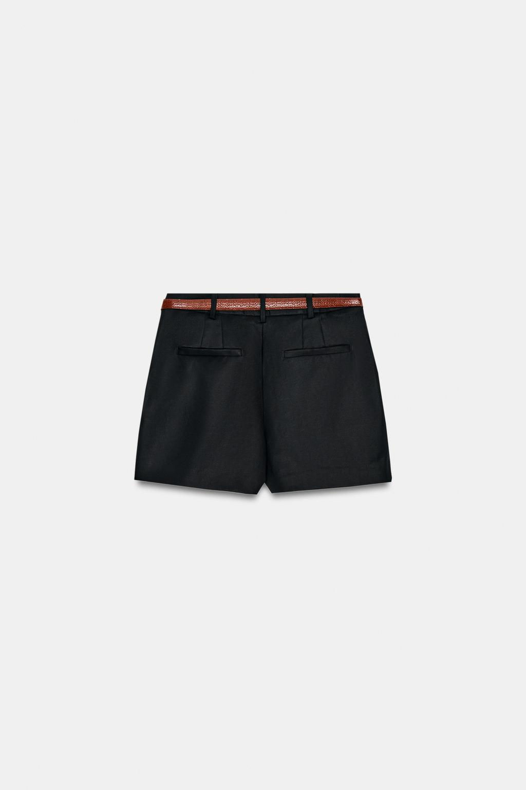 DARTED BERMUDA SHORTS WITH BELT - Zara фото 15