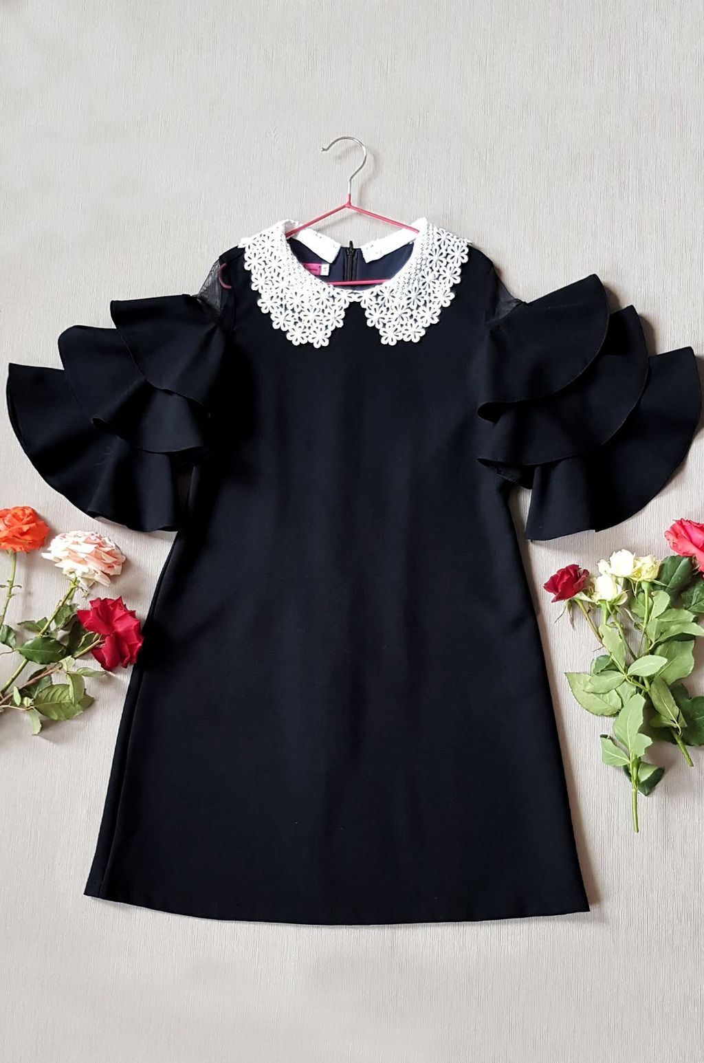 Школьное платье с добавлением вискозы для девочки Happyfox