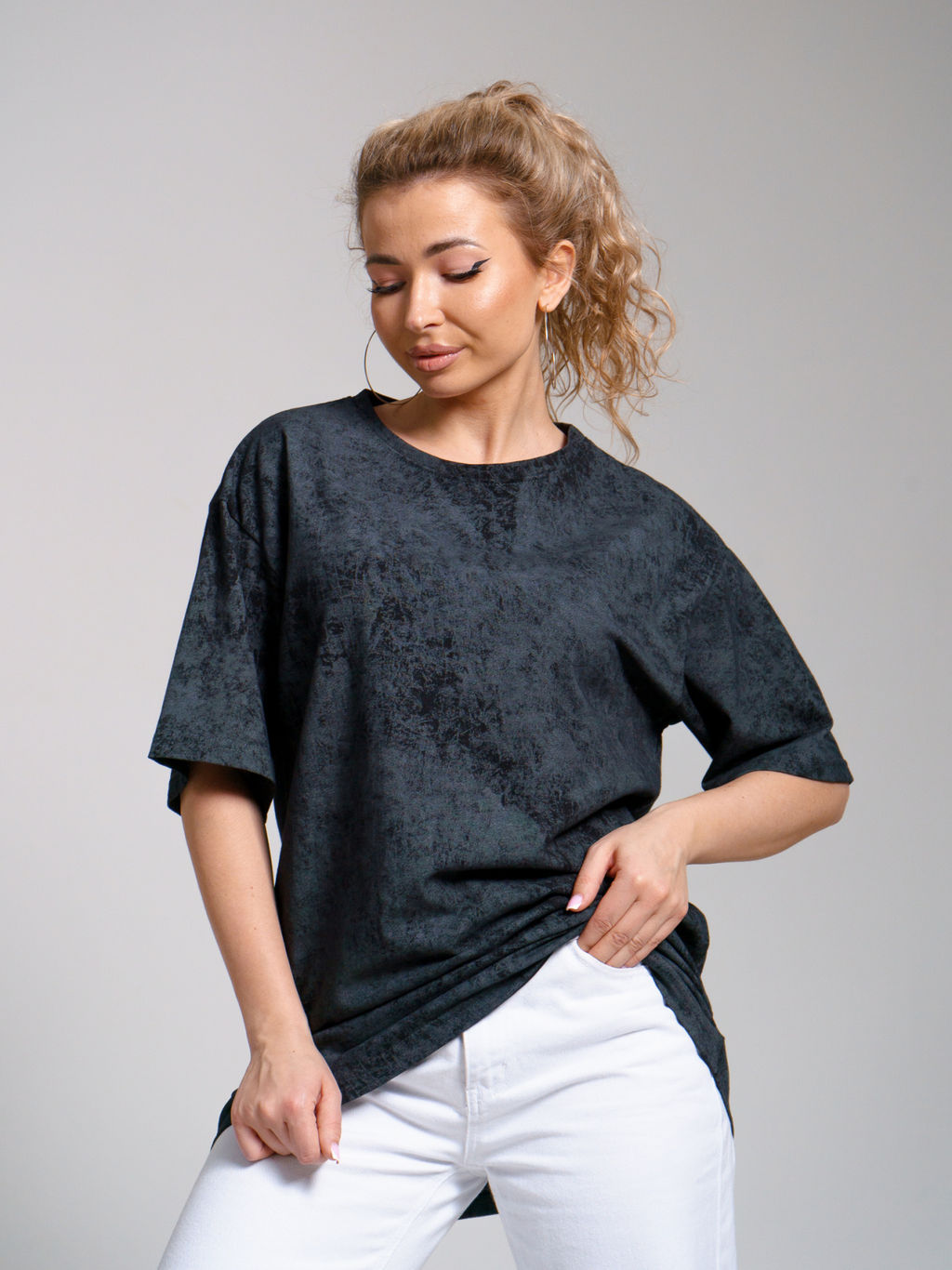 867 Футболка "Черный2"