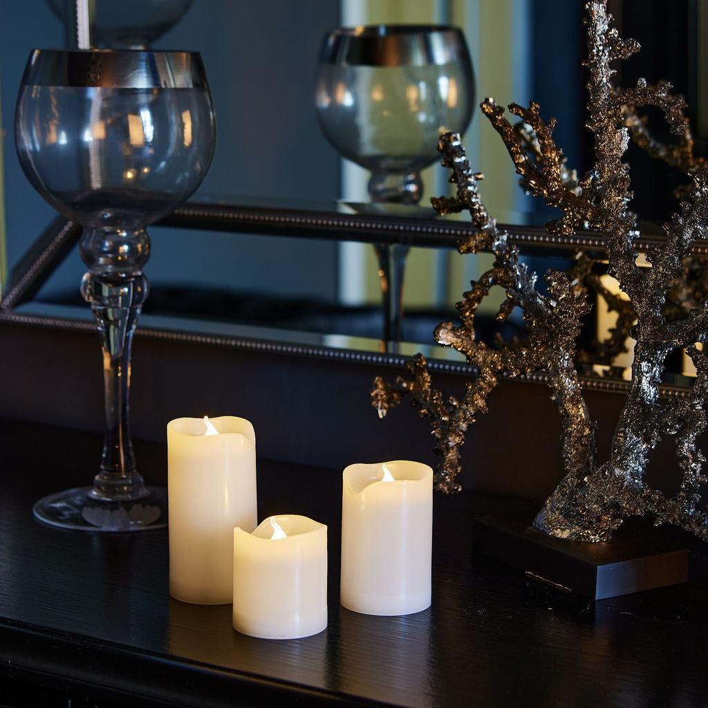ULD-F050 WARM WHITE CANDLE SET3 Фигура светодиодная Свеча на батарейках 2АА (не в/к), в составе набора из 3 штук. 1 светодиод. Теплый белый свет. TM Uniel - Volpe фото 7