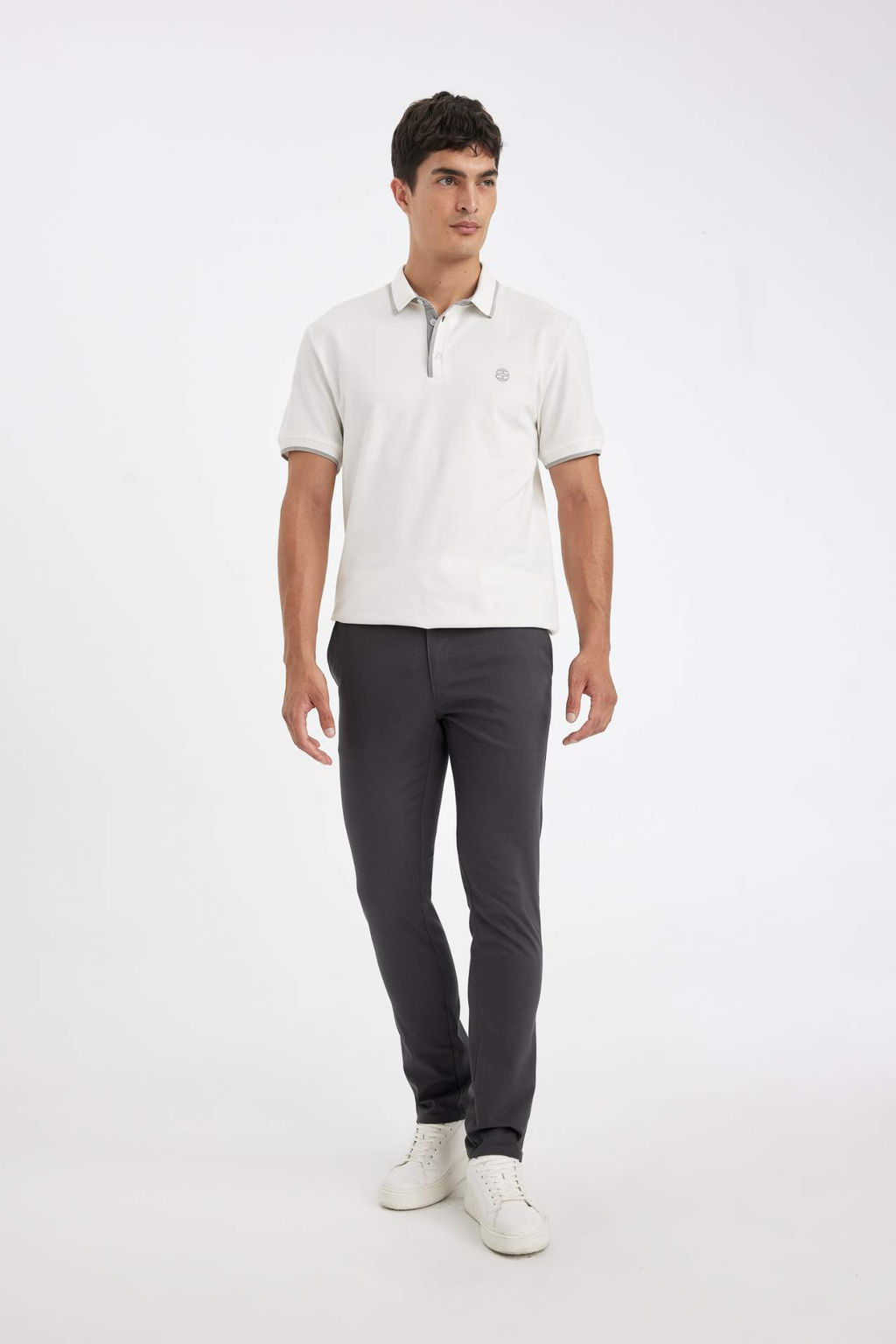 Chino Kanvas Pantolon Slim Fit Dar Kesim 4 Cepli Pamuklu Gabardin Esnek Dar Paca - Defacto фото 3