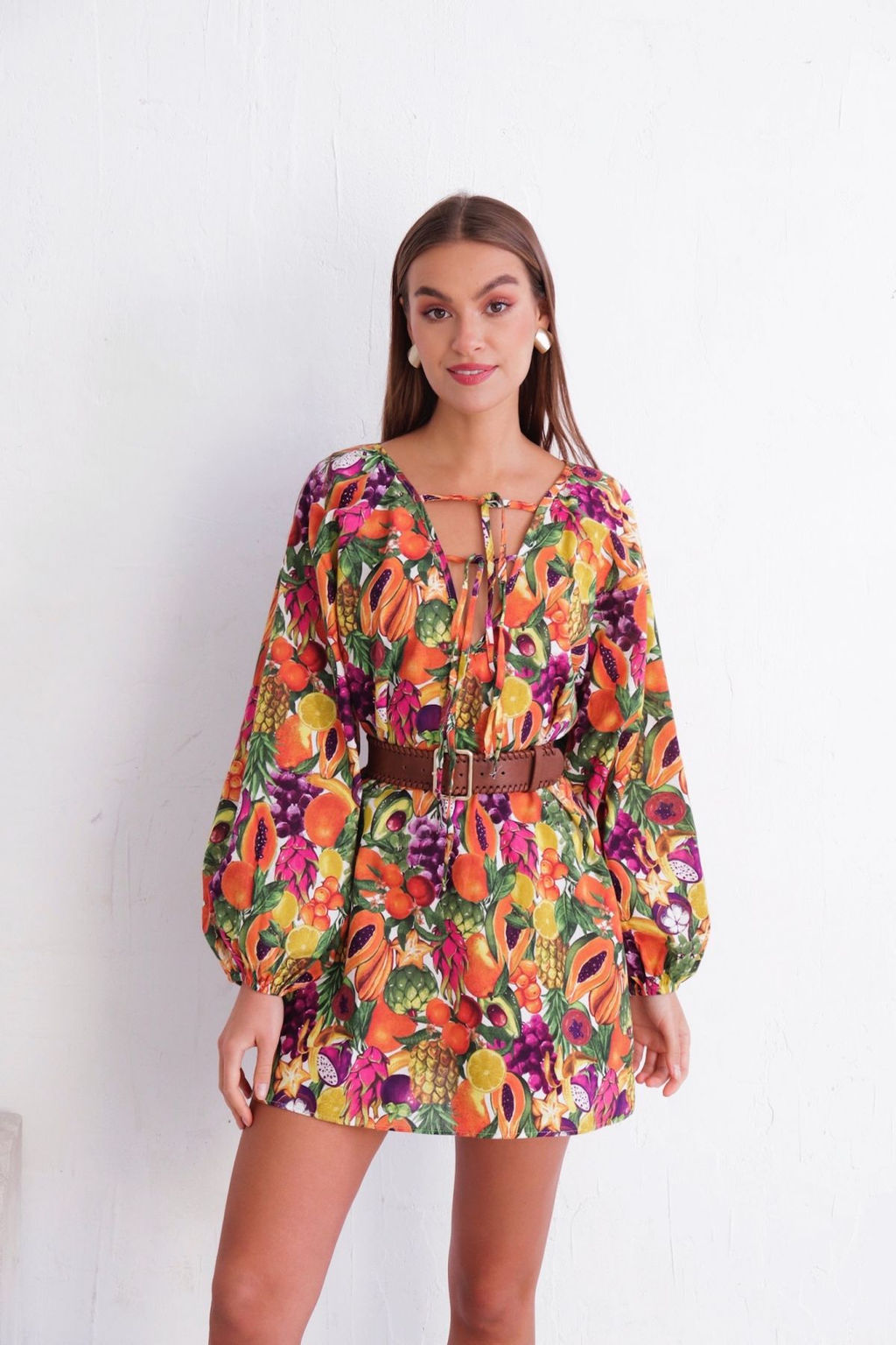 11596 Платье-туника Tropical из 100% хлопка - Martichelli фото 14