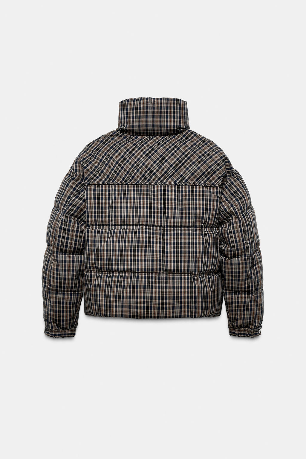 CHECK QUILTED ANORAK - Zara фото 18