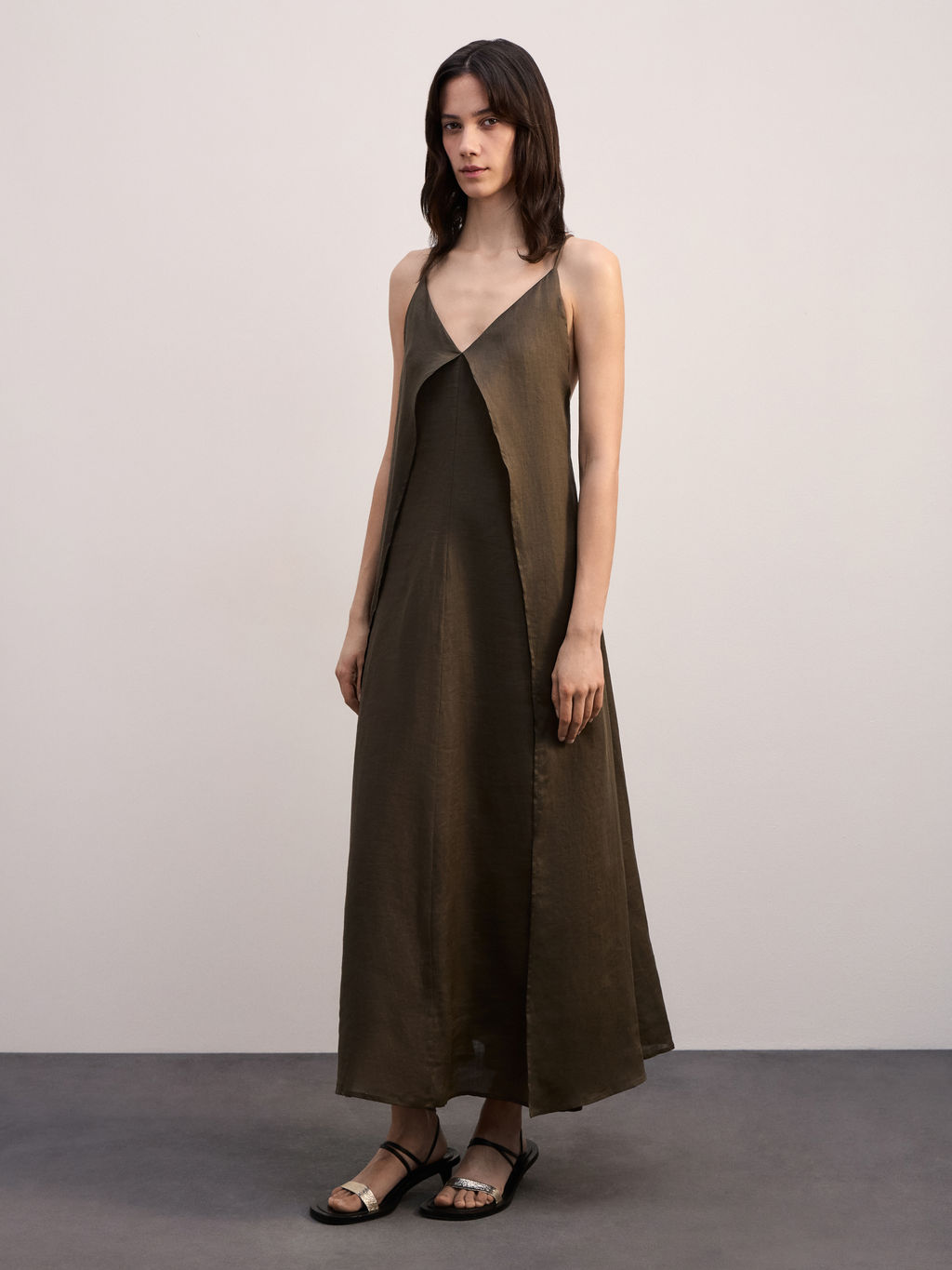 Платье макси на бретелях / Zarina  фото 5