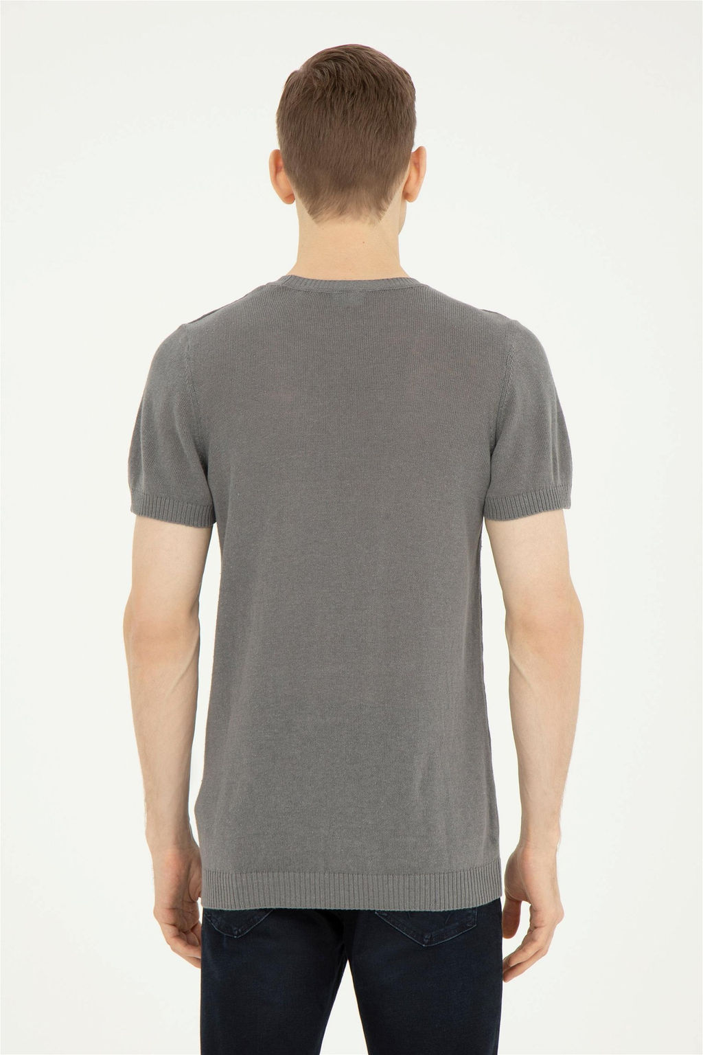 Мужской светло-серый свитер - U.s. polo assn фото 5