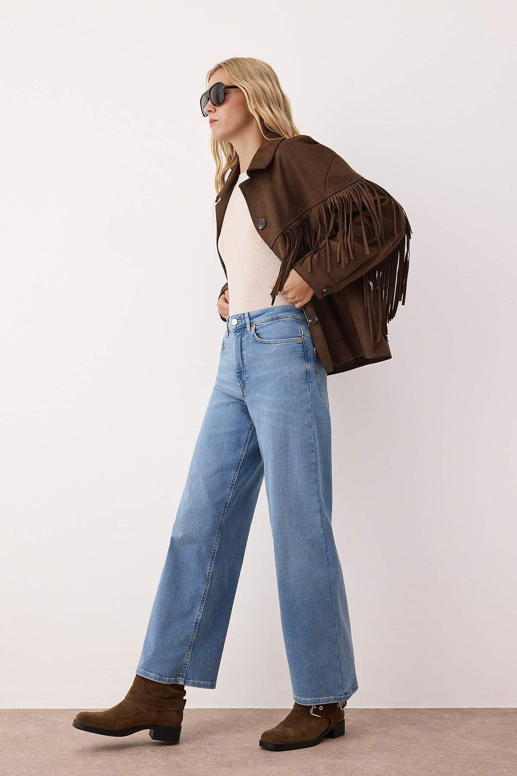 Mavi Yuksek Bel Wide Leg Jeans TWOAW26JE00189