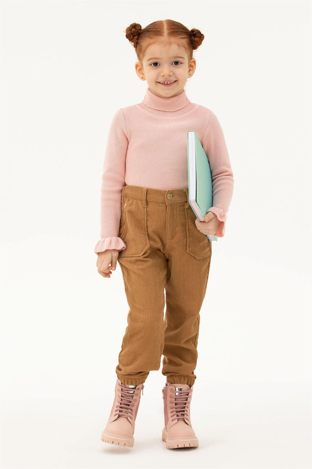 Пыльно-розовый свитер для девочки - U.s. polo assn фото 5