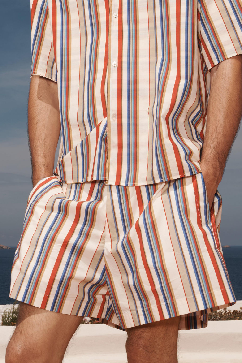 STRIPED LIMITED EDITION SHORTS - Zara фото 8