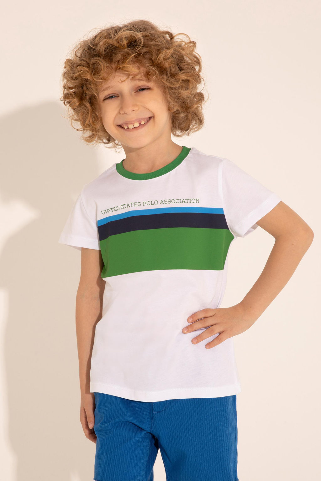 Белая футболка для мальчика - U.s. polo assn фото 10