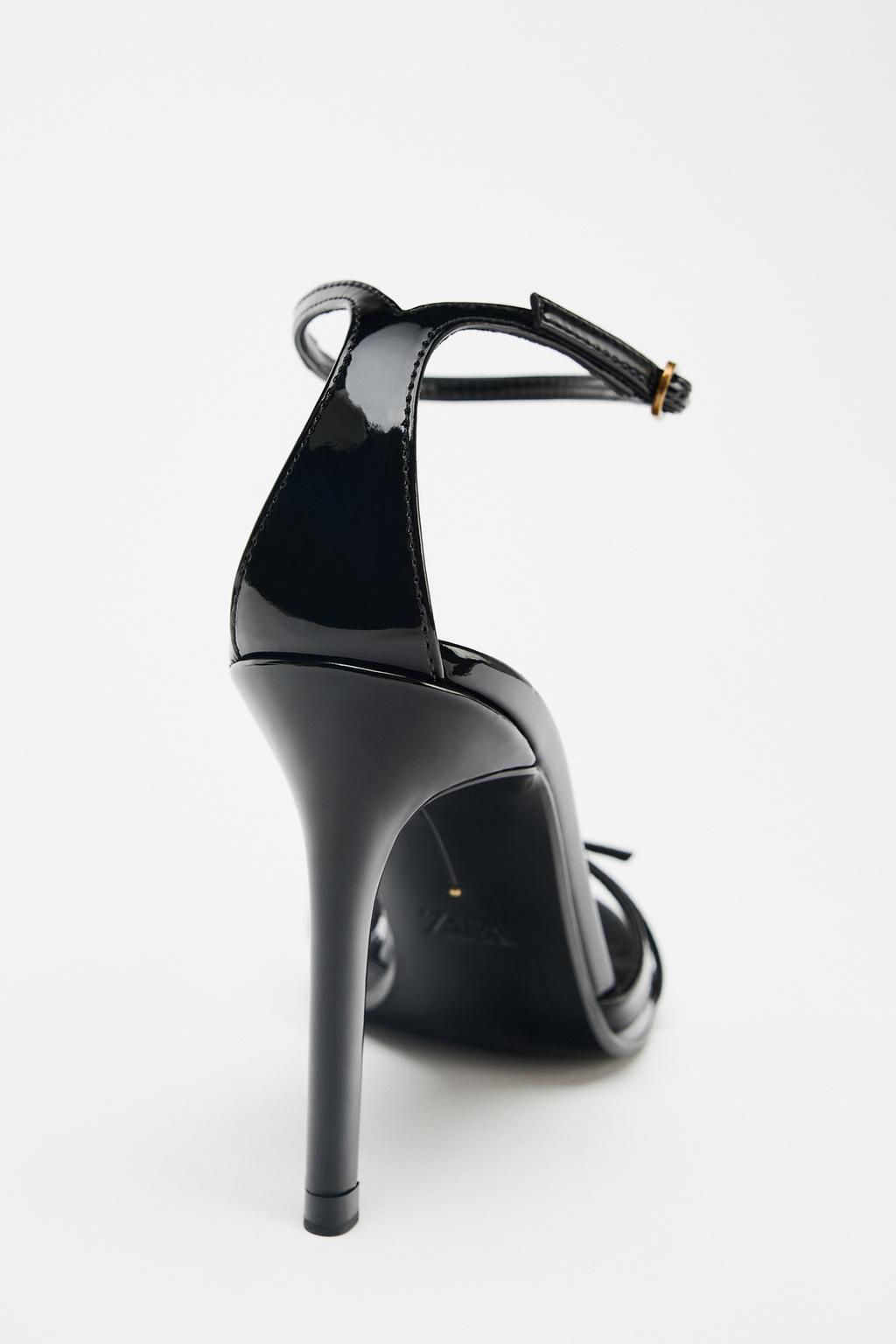 HIGH-HEEL BUCKLE SANDALS - Zara фото 5