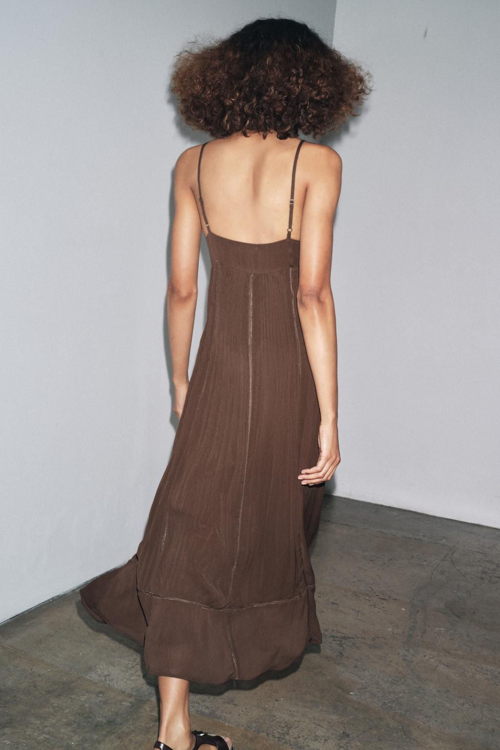 ZW COLLECTION STRAPPY DRESS - Zara фото 5