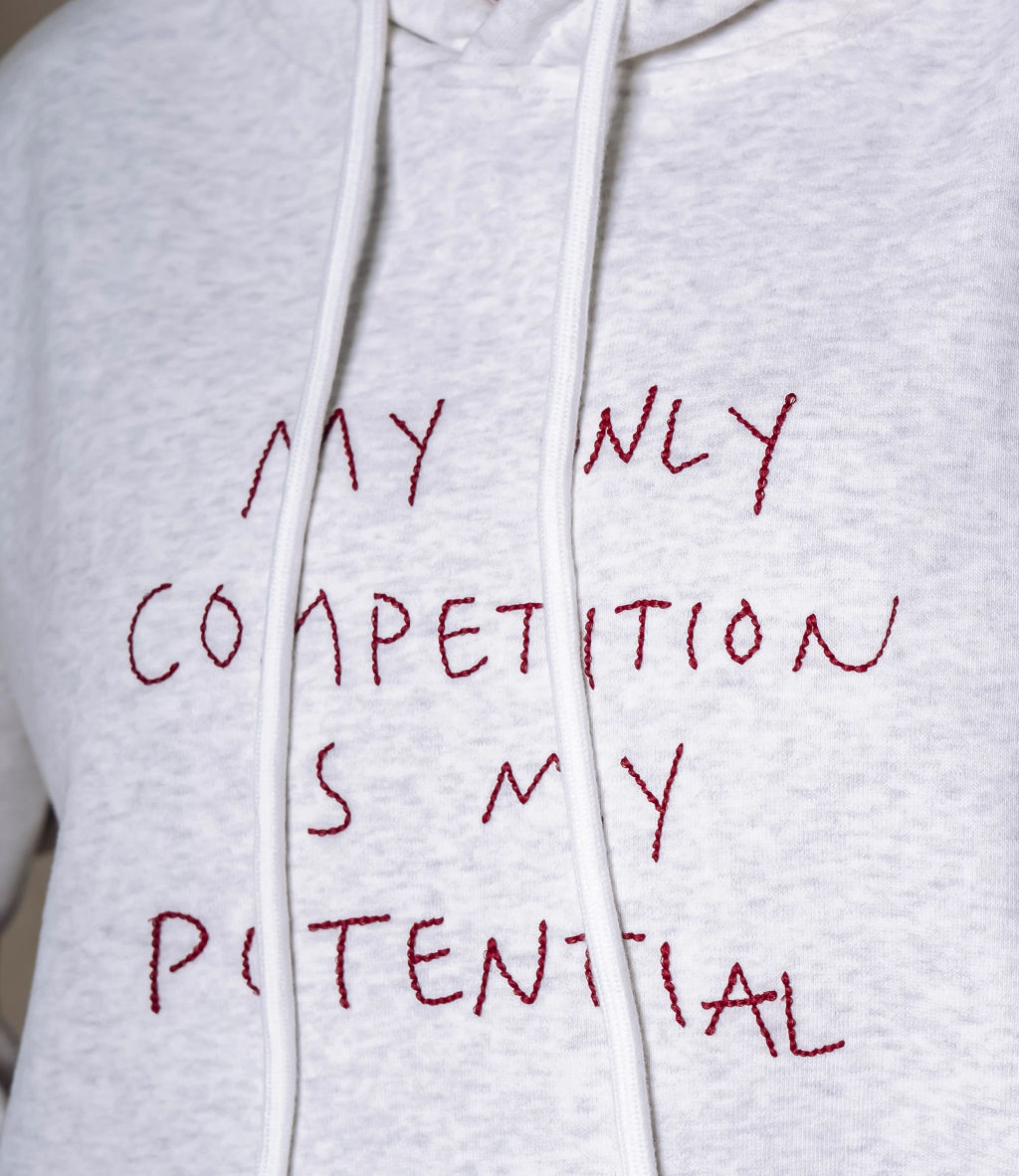 Худи #КТ706 (3), светло-серый меланж