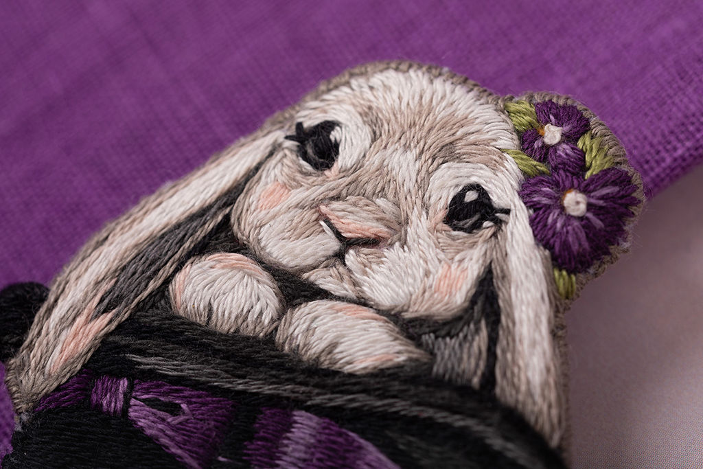 Набор для вышивания PANNA Живая картина JK-2275 Брошь. Малыш-фокусник 5 х 6 см