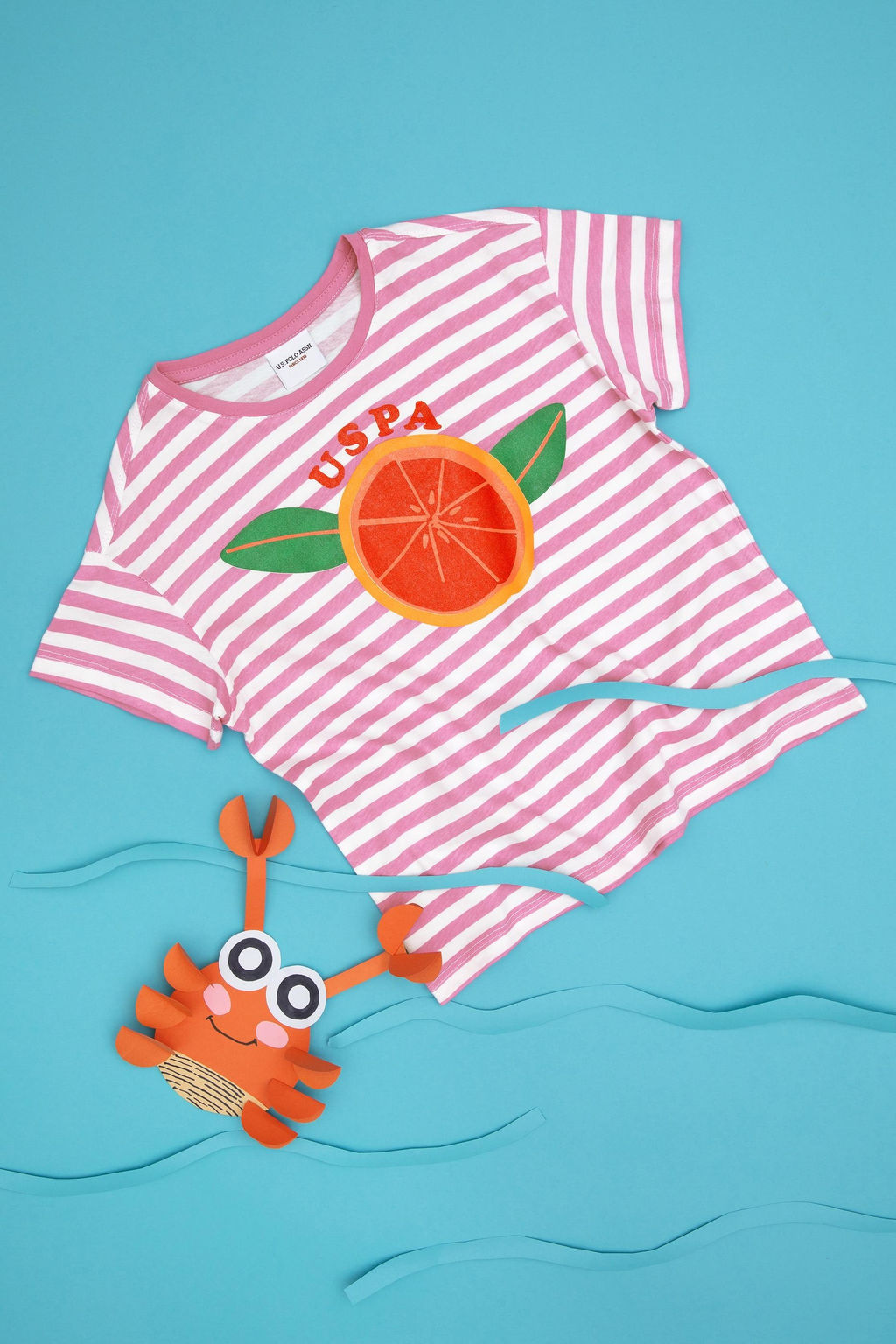 U. S. Polo Assn / Фиолетовая футболка с круглым вырезом для девочек - U.s. polo assn фото 8