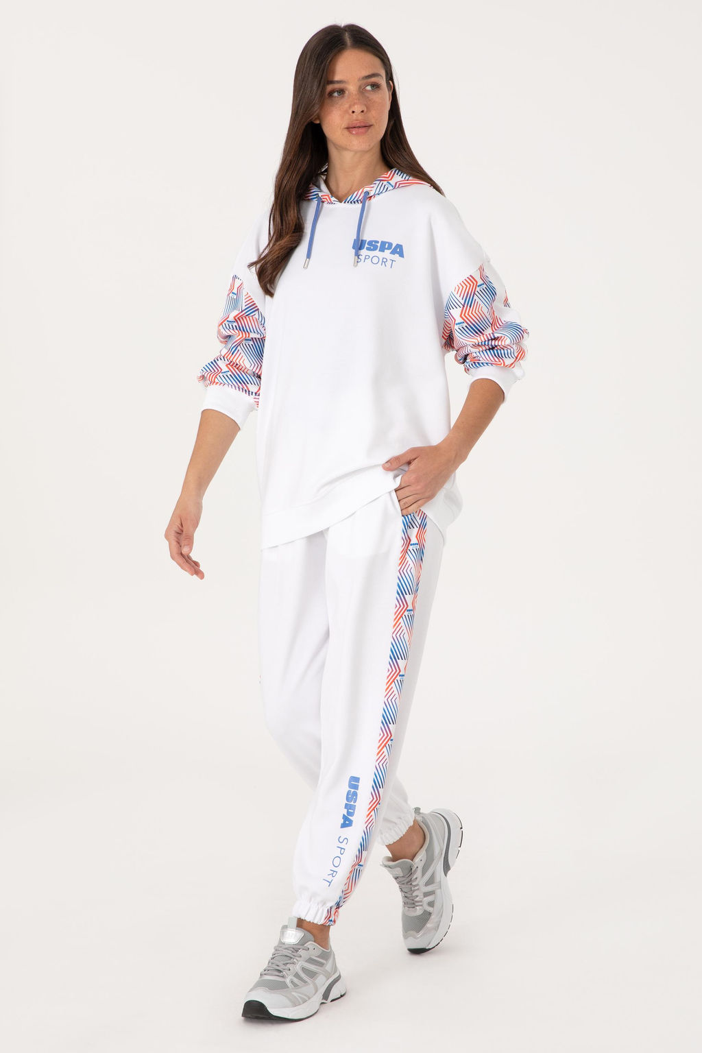 Kad_n Beyaz Sweatshirt Sepette S_rpriz _ndirim - U.s. polo assn фото 4