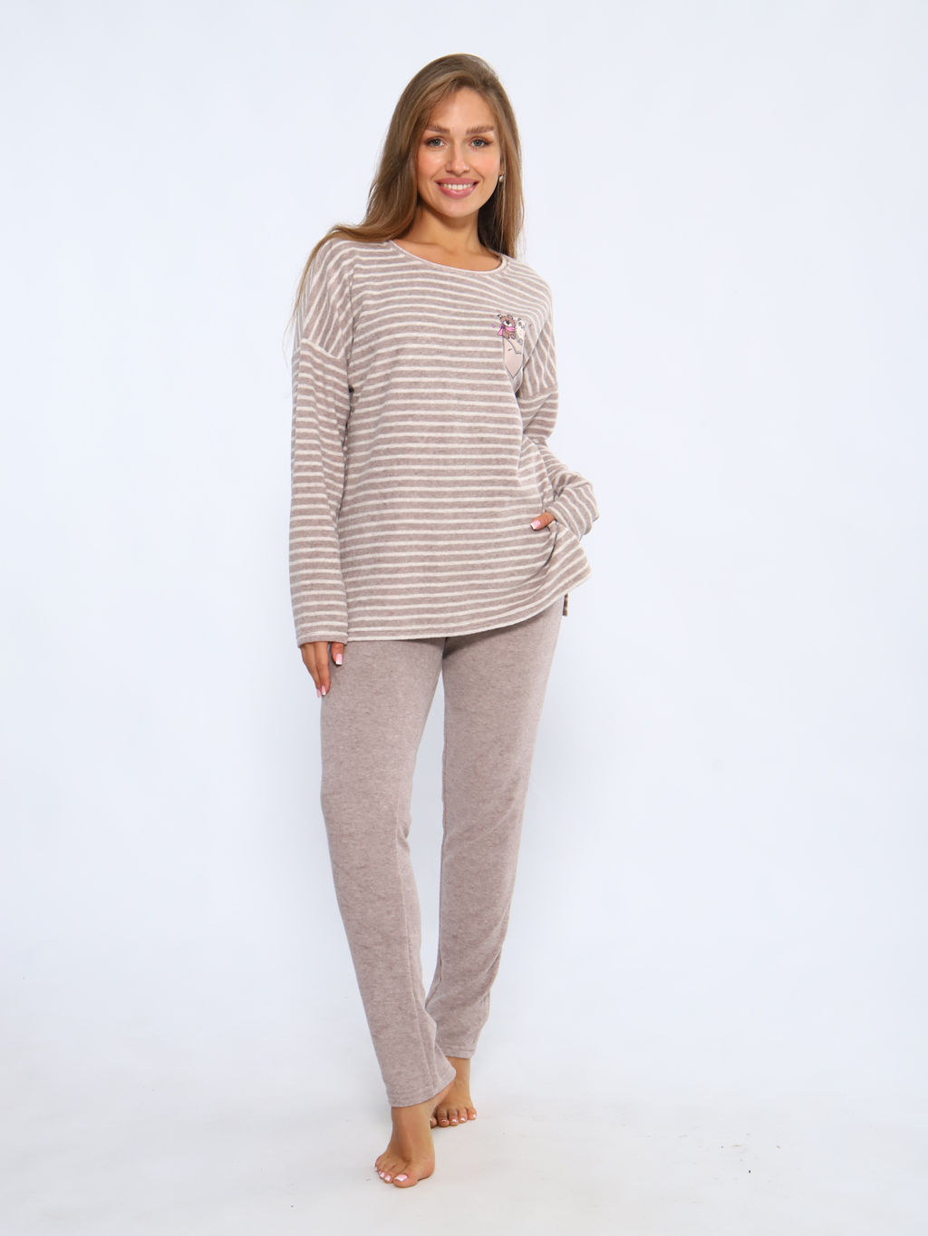Пижама женская 5-304б (капучино)