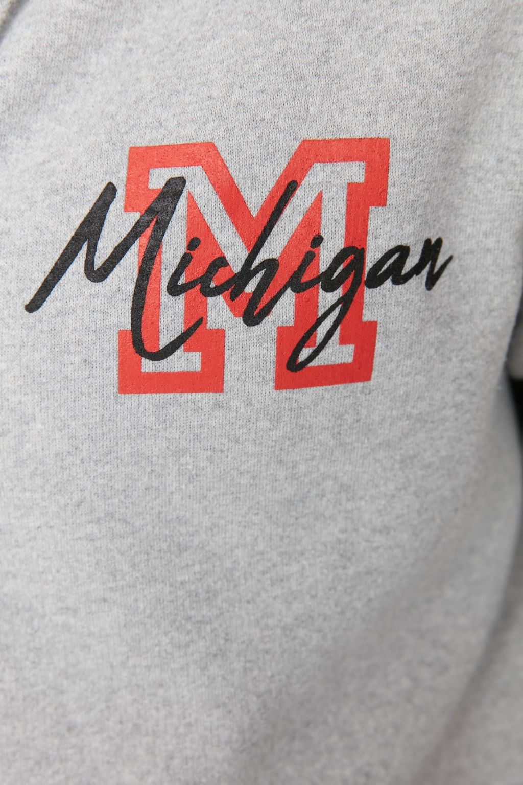 TRENDYOL MAN Gri Regular/Normal Kesim Kapusonlu Ici Polar/S?cak Tutan Nak?sl? Sweatshirt-H?rka TMNAW23SW00468 - Trendyolmilla фото 4
