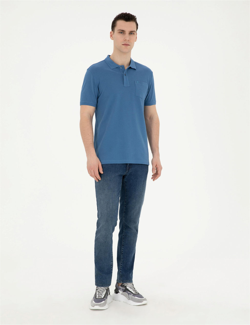 Saks Regular Fit Basic Ti__rt - Pierre cardin фото 4