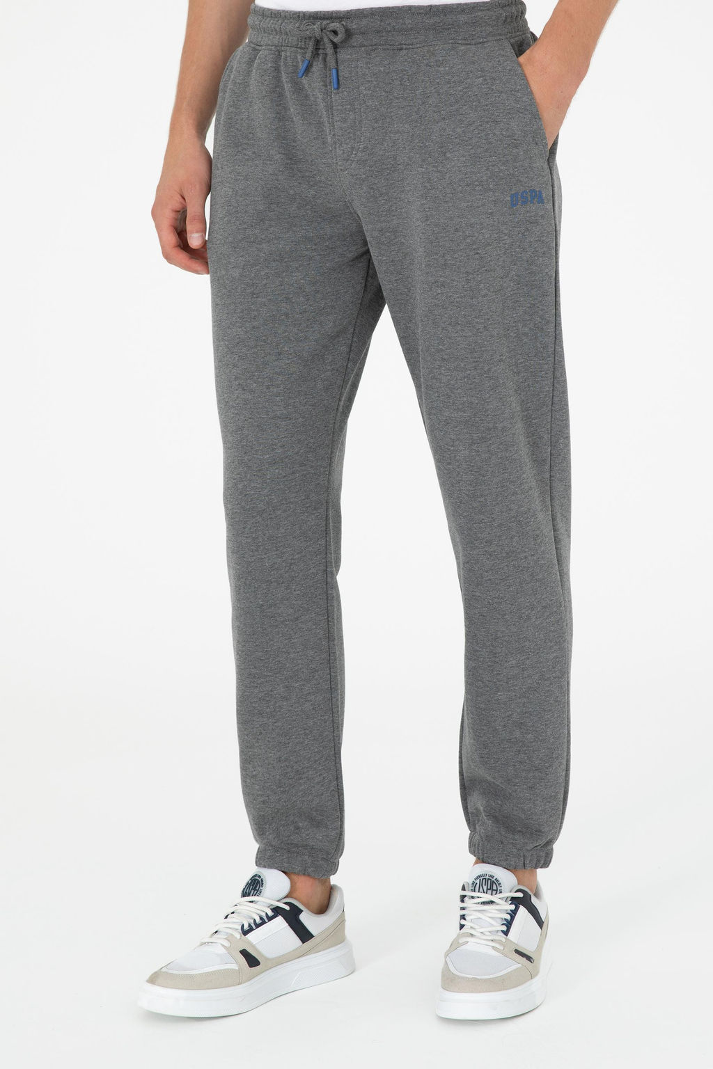 Мужские спортивные штаны антрацитового меланжа Неожиданная скидка в корзине - U.s. polo assn фото 2