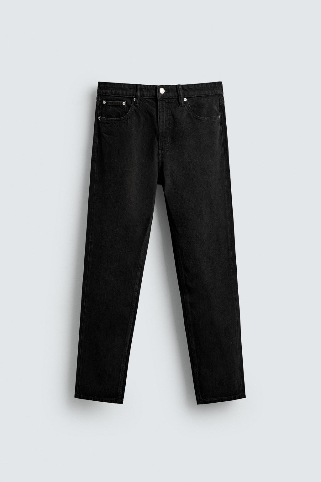 JEANS SLIM TAPERED FIT / Negro - Zara фото 7