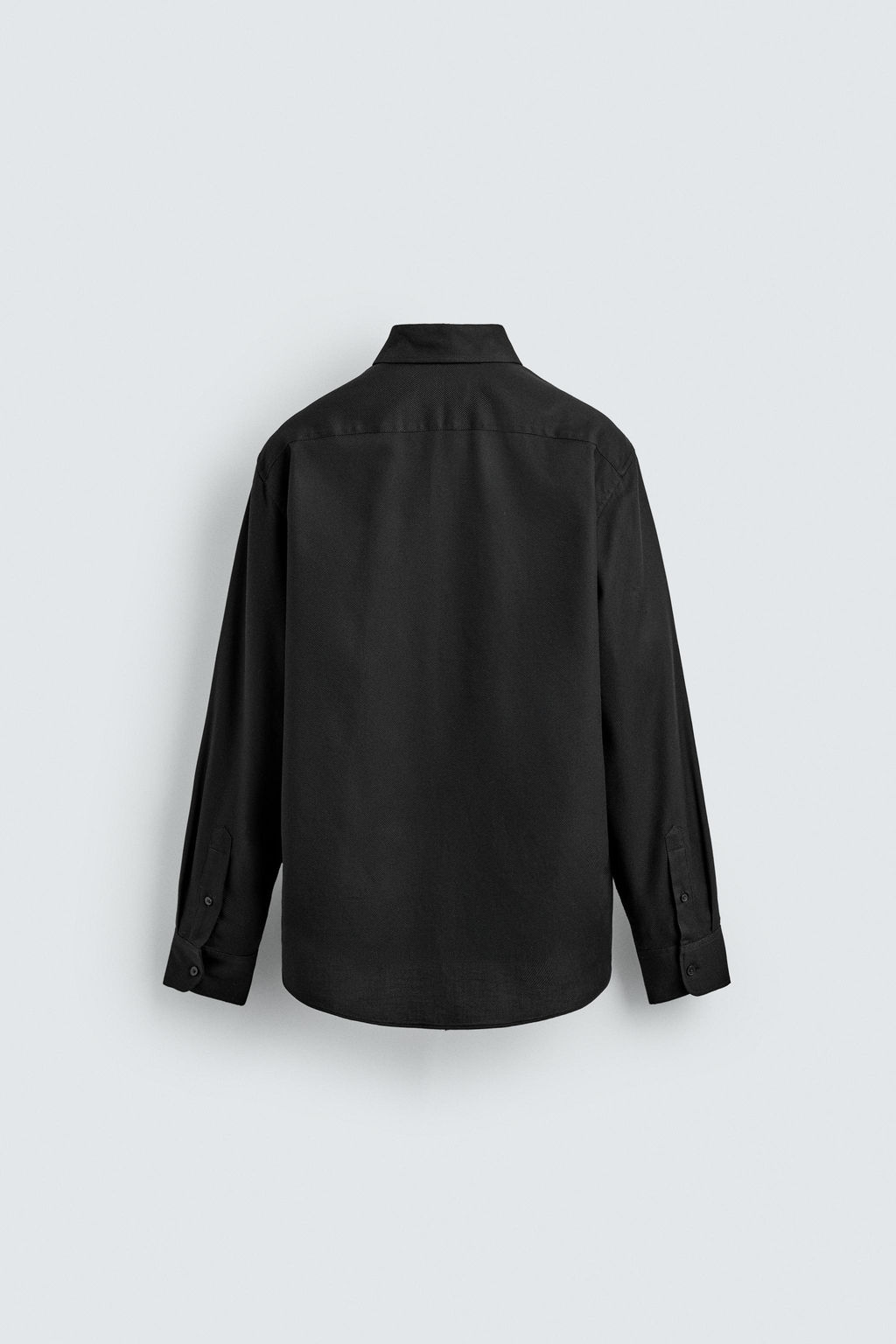 Рубашка CAMISA ESTRUCTURA EASY CARE черная