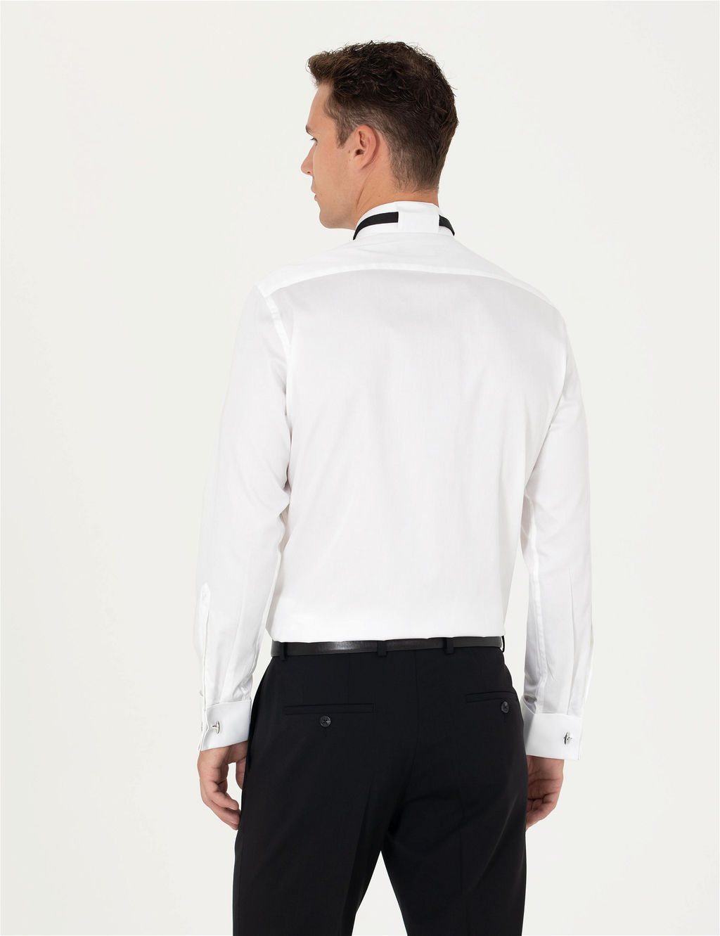 Beyaz Slim Fit Smokin G_mlek - Pierre cardin фото 5