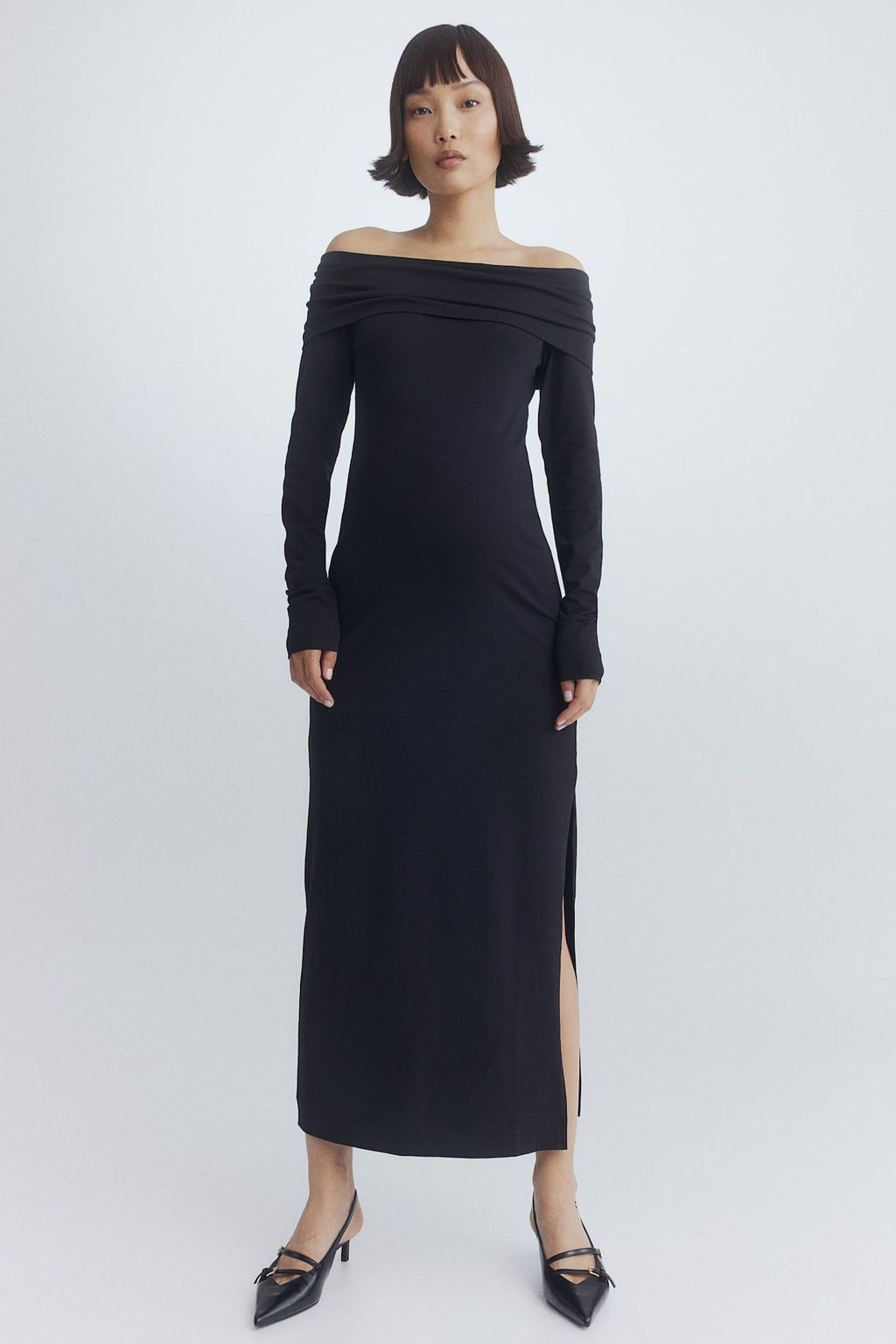 MAMA Vestido off-the-shoulder - H&m фото 3