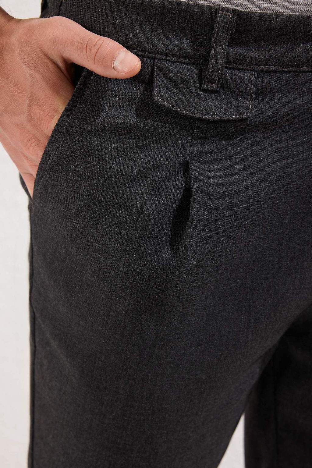 TRENDYOL MAN Siyah Italyan Kesim Pileli Klasik Duble Paca Kumas Pantolon TMNSS24PL00022 - Trendyolmilla фото 40