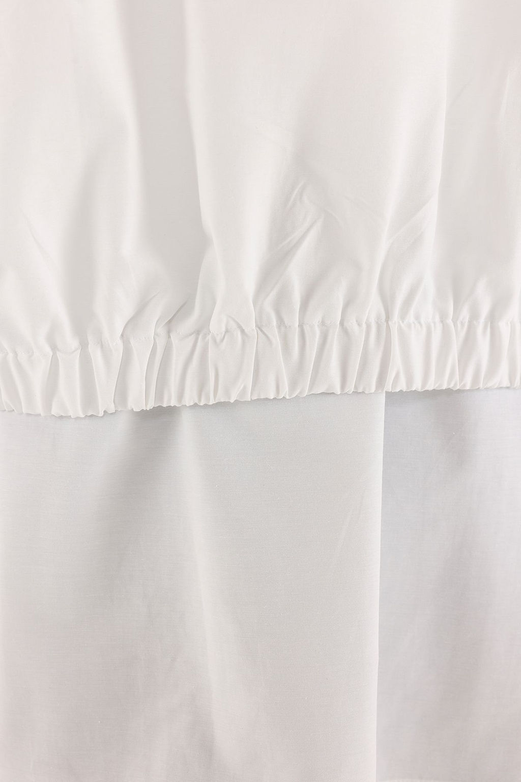 TRENDYOL MAN Beyaz Unisex Oversize Fit Lastik Detayl? Gomlek TMNSS25GO00045 - Trendyolmilla фото 4