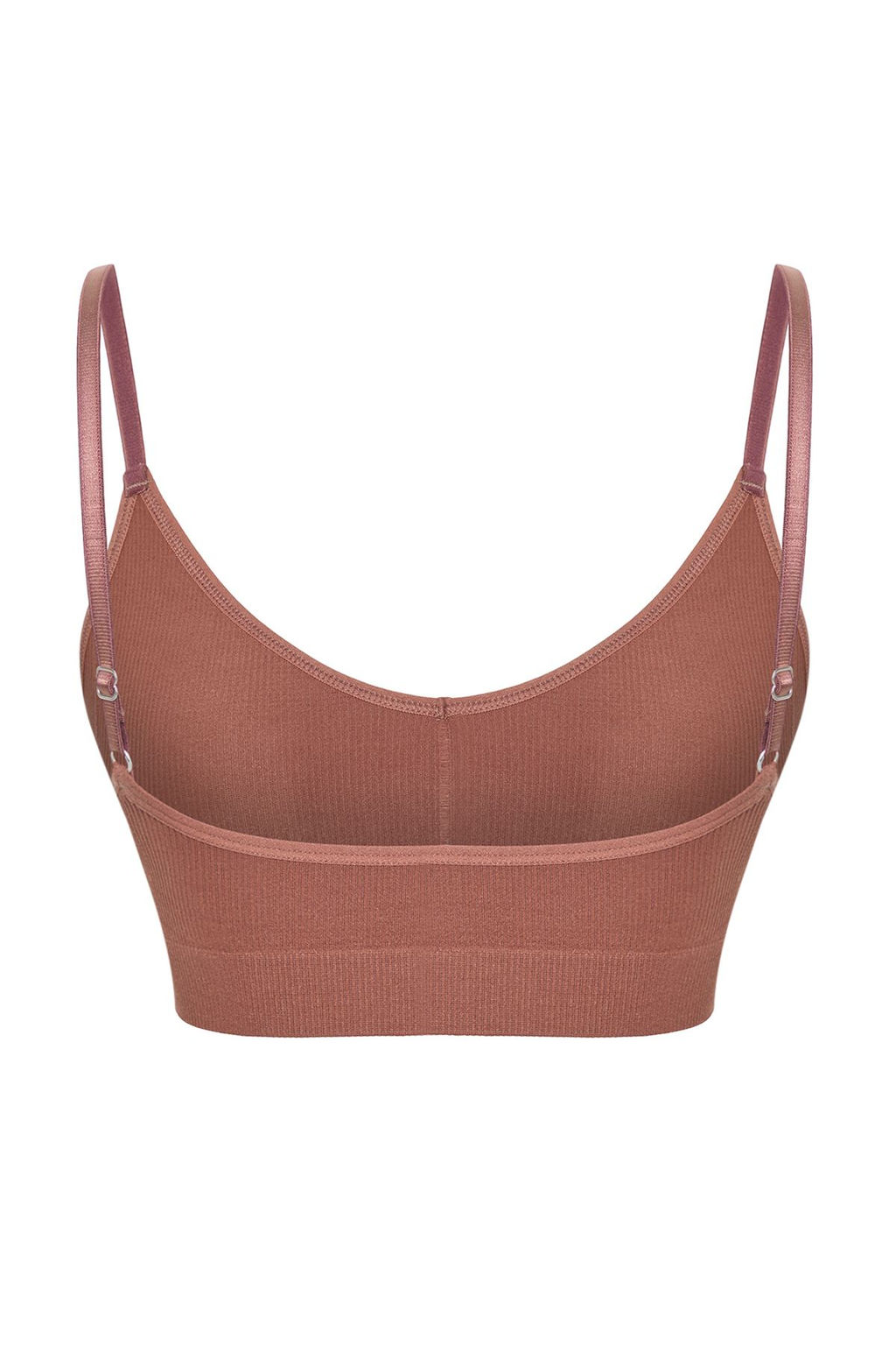 TRENDYOLMILLA Ekru Seamless/Dikissiz Ip Ask?l? Balensiz Kaps?z Bralette Orme Sutyen THMAW22SU0030 фото 46