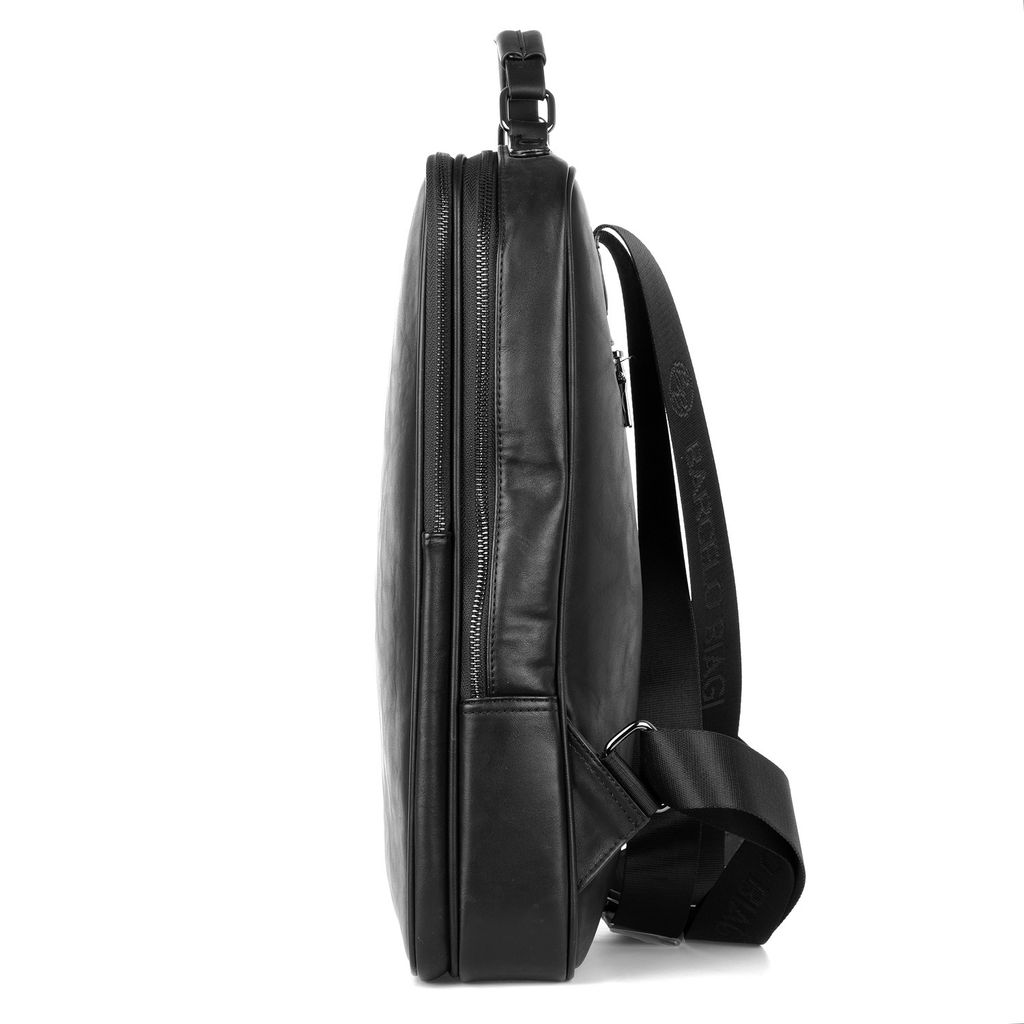 208 black, мужской рюкзак из экокожи Barcelo Biagi