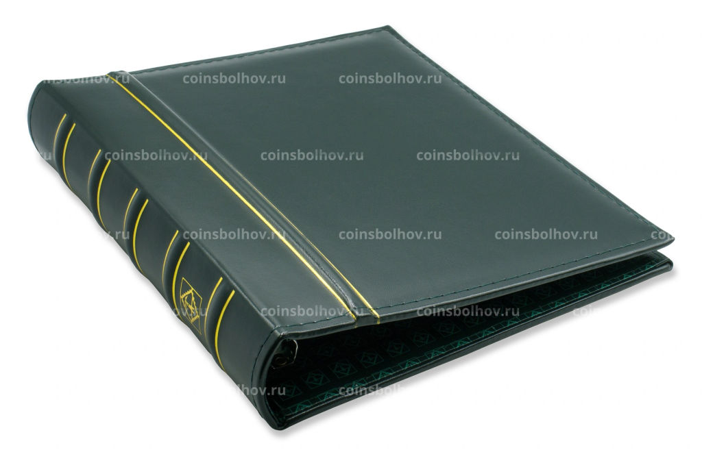 Альбом для монет с 10 листами формат Optima Зеленый Классический дизайн LEUCHTTURM 307376