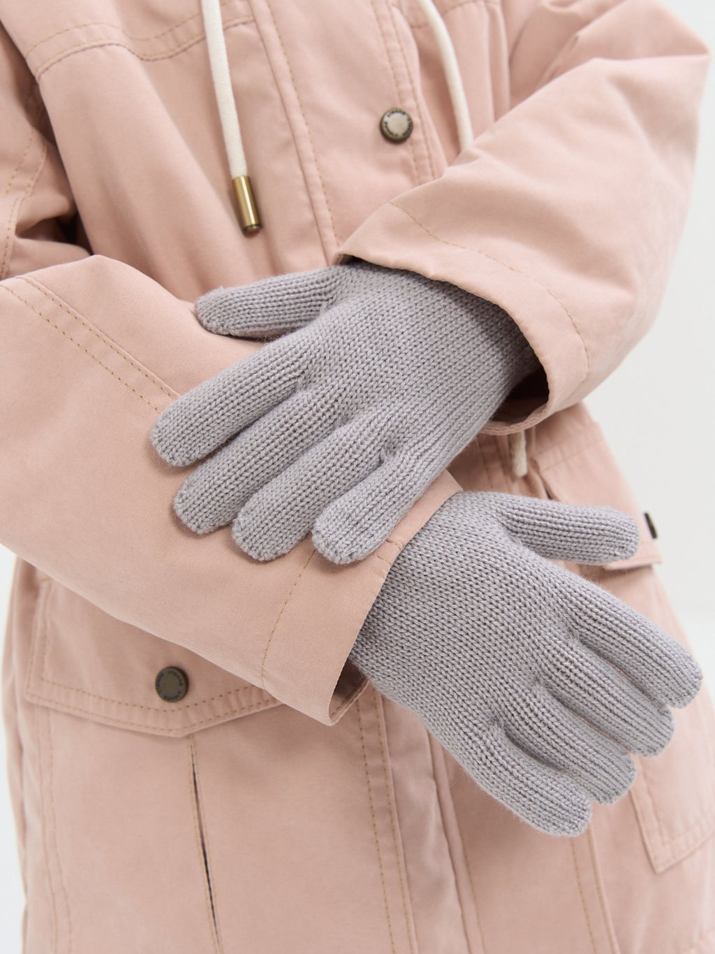 Перчатки вязаные Жемчуг - Bungly фото 2