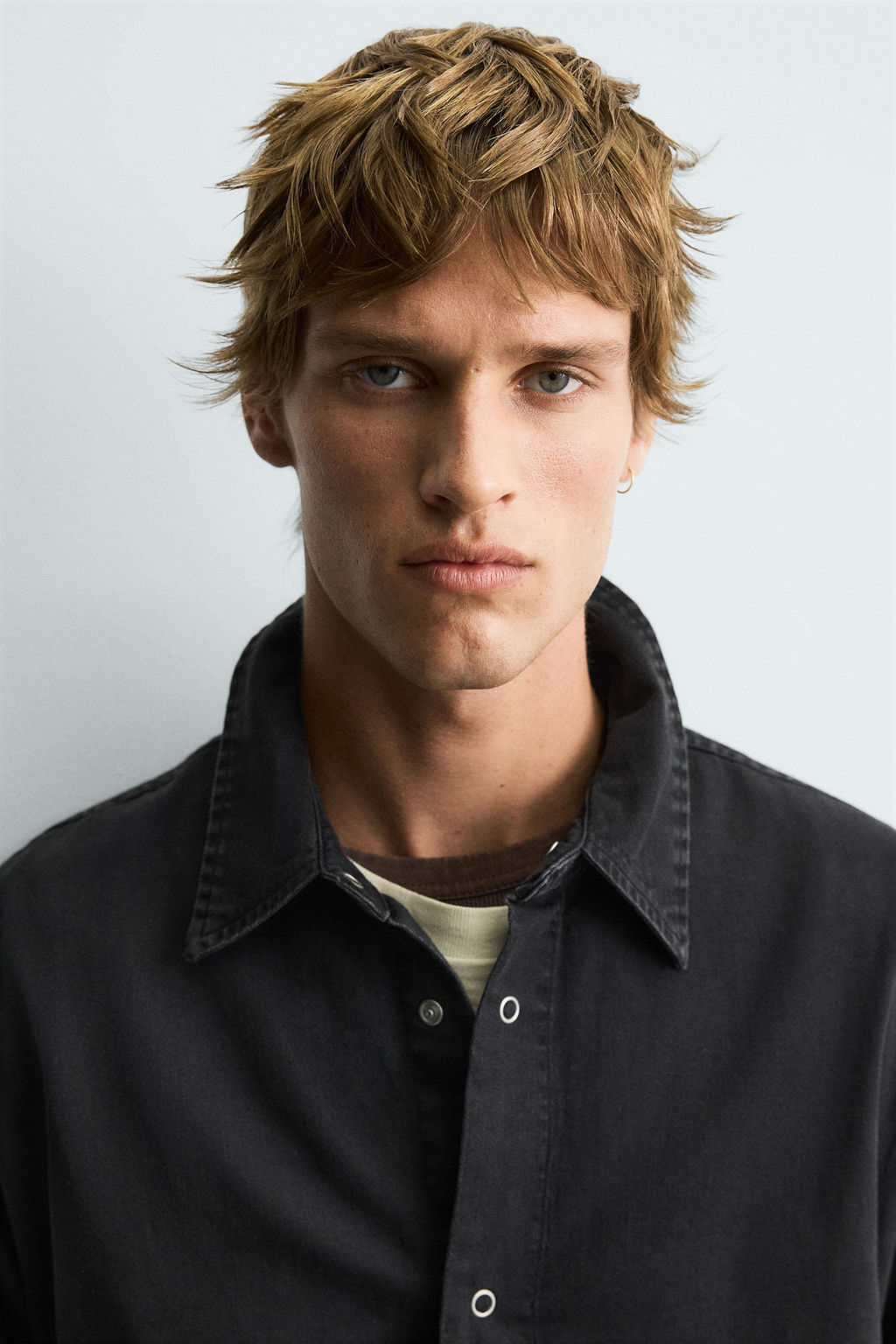 WASHED COTTON SHIRT - Zara фото 6