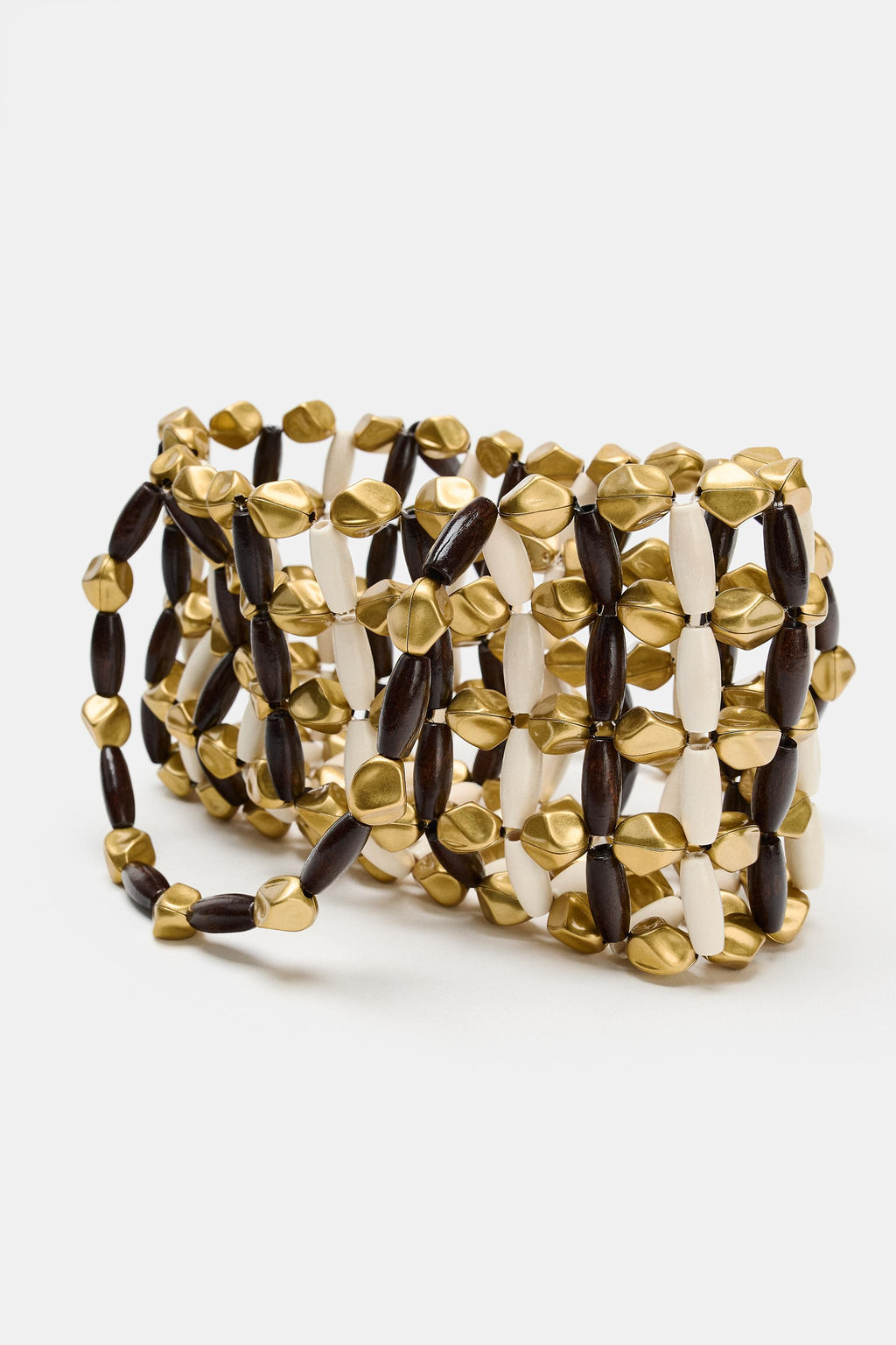 BOLSO DE MANO CUENTAS / Multicolor - Zara фото 3
