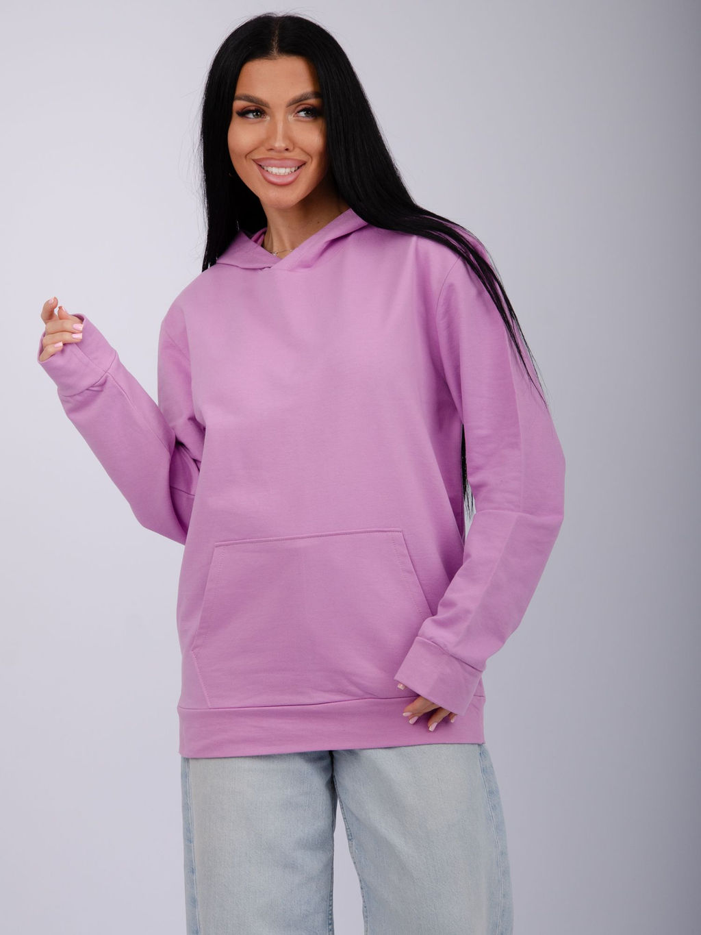 Худи "СЖ-28" мальва, футер 2-х нитка